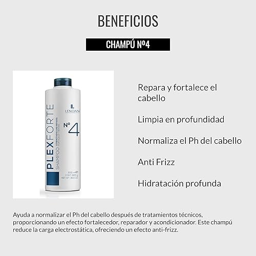 Lendan Plex Forte Shampoo No. 4 Strengthens And Repairs 33.8oz/36 OZ