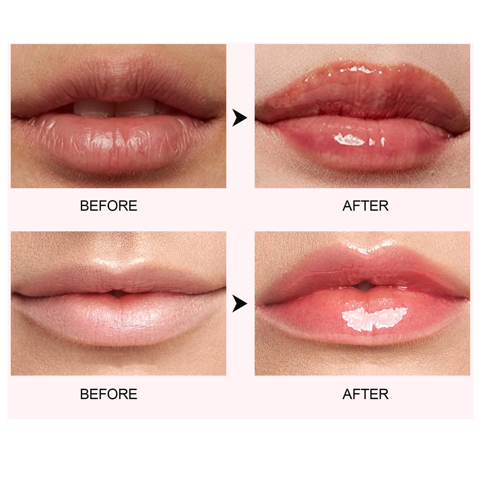 3 Colors Lip Plumping Booster, Spicy Lip Plumper Gloss Lip Plumping Oil, Ultra-Hydrating Nourishing Plump And Pout Lip Plumper,