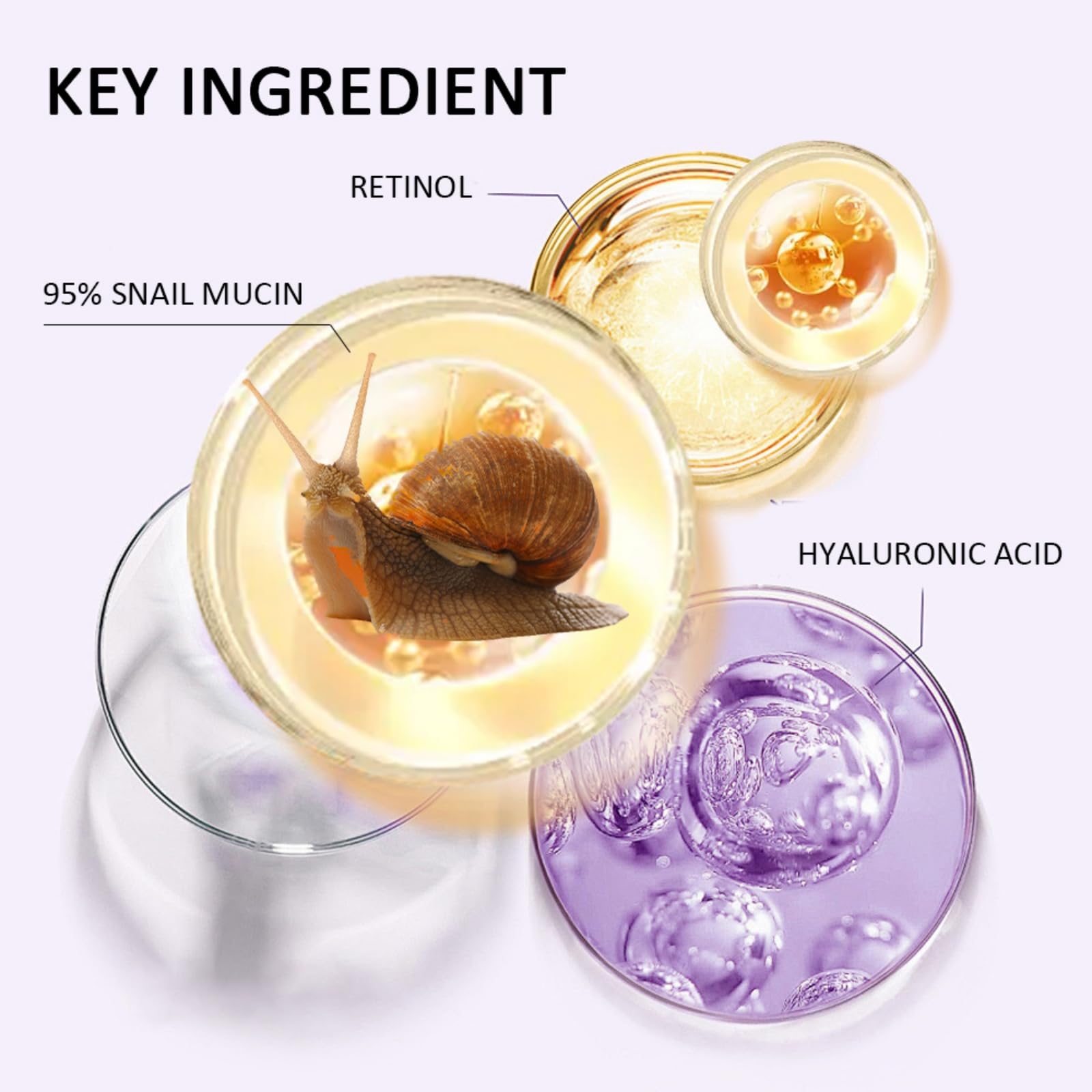Retinol Face Stick, Snail Mucin Face Moisturizer With Retinol Day & Night Lifting & Firming Anti Wrinkle Facial Moisturizer Balm