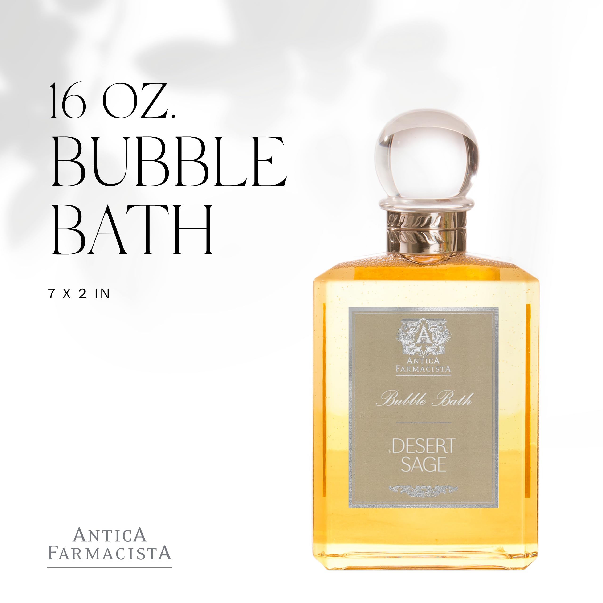 Antica Farmacista 16oz Bubble Bath Desert Sage, 16 Fl Oz