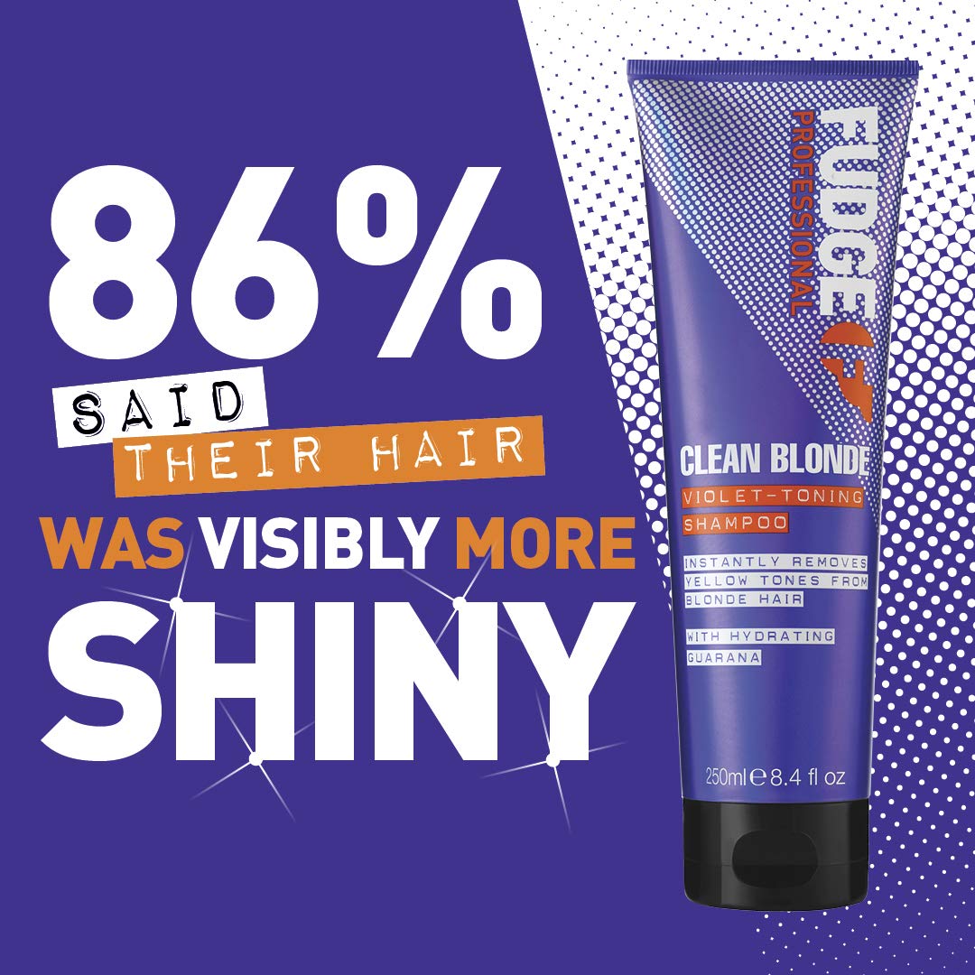 HATOLDLIY Fudge clean Blonde Violet-Toning Shampoo 84 oz, Black, (100104033)