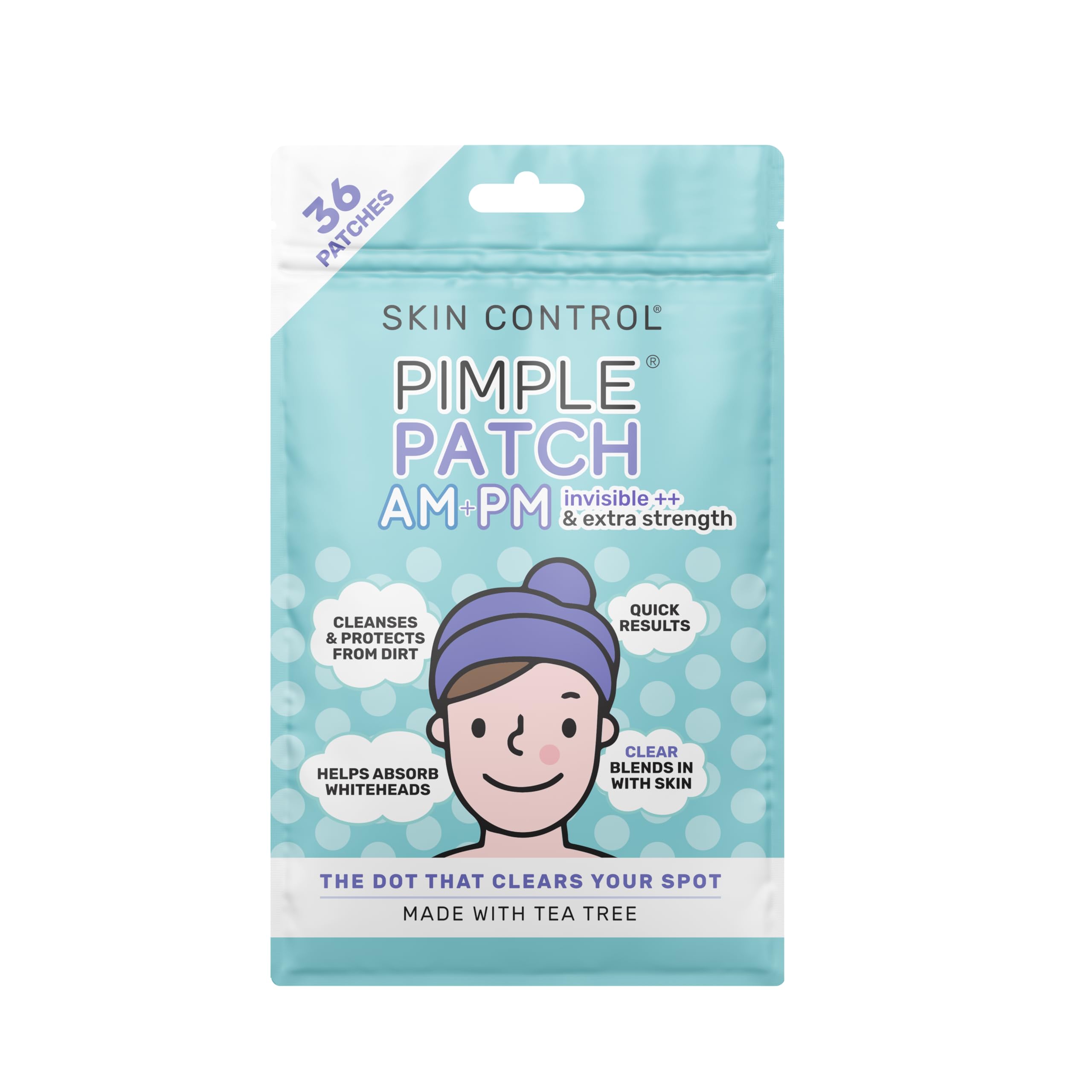 Skin Control Pimple Patch AM and PM Mixed Pack, 36 count