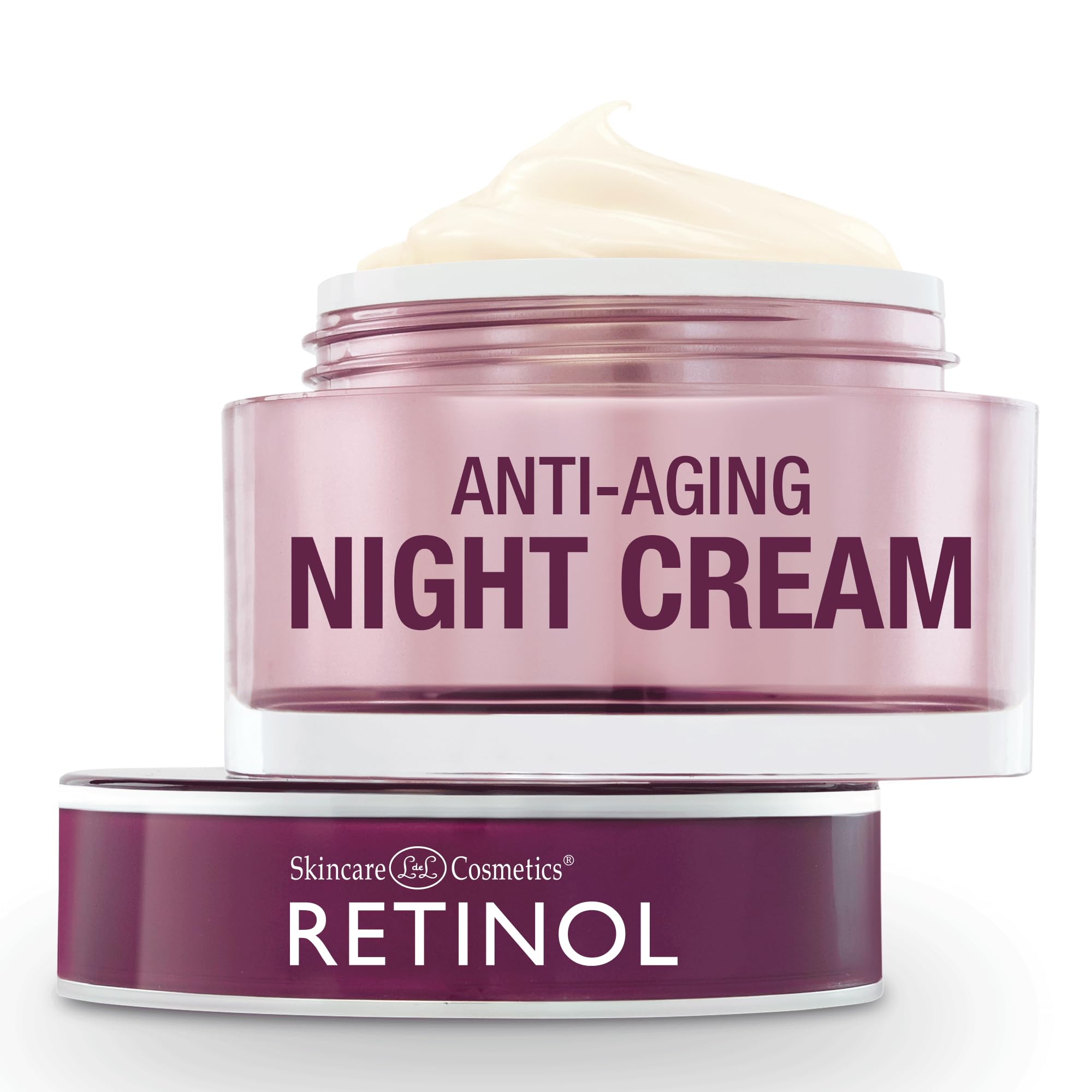 Retinol Night Cream - The Original Anti-Aging Retinol For Younger Looking Skin - Luxurious Restorative Moisturizer Works While Y