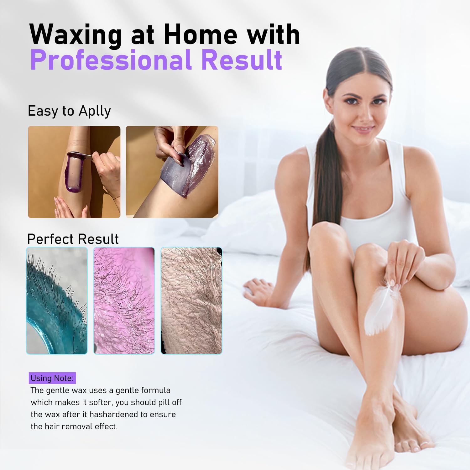 Smart Digital Wax Machine with Auto Temperature Control for Safe Hair Removal - Suitable for Brazilian, Bikini, Facial, Eyebrow,