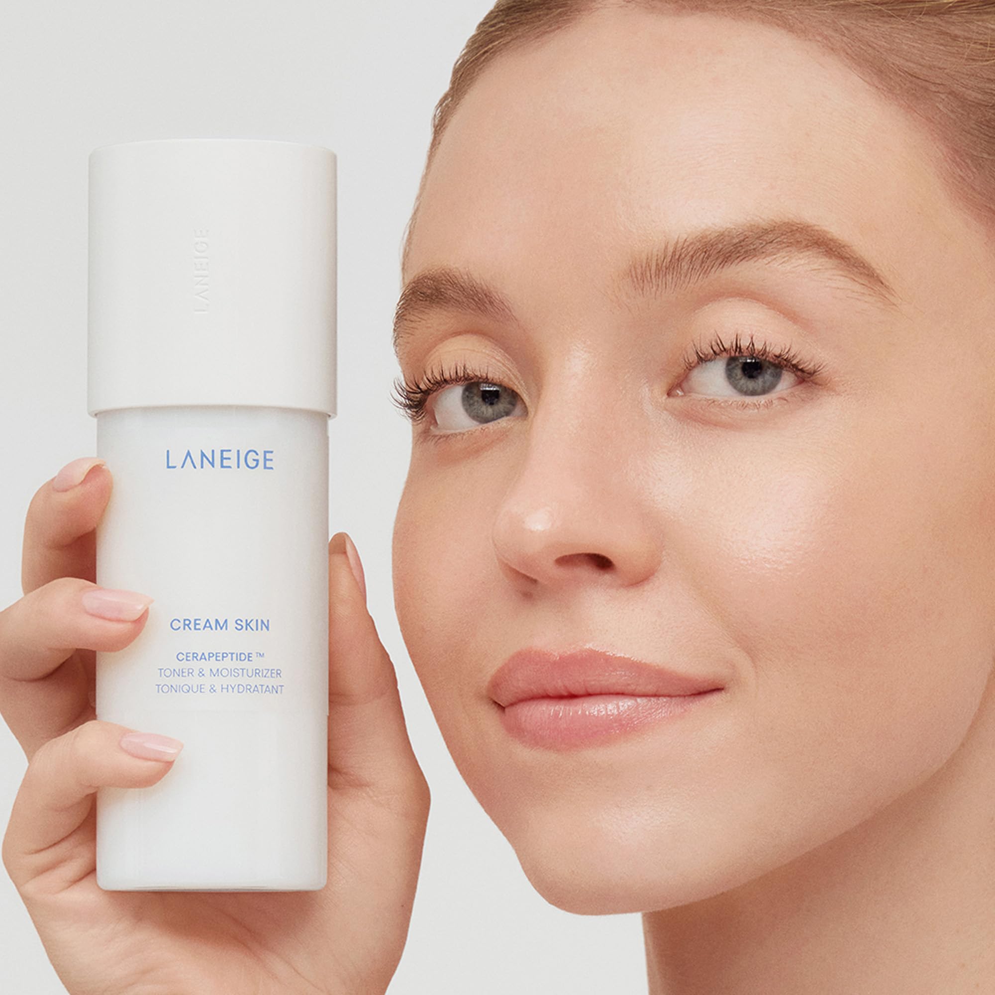 Laneige Cream Skin Refillable Toner & Moisturizer With Ceramides And Peptides: Korean Milky Toner, Amino Acid, Nourish, Hydrate,