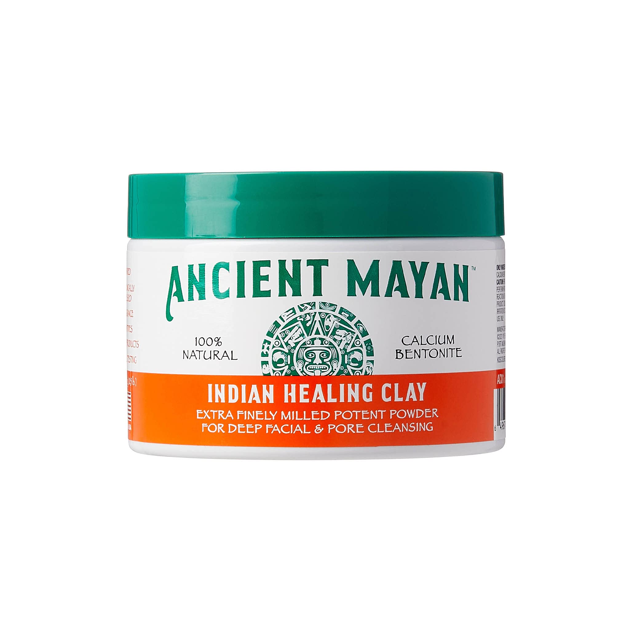 Kiss Ancient Mayan Indian Healing Clay, 100% Natural, For Deep Facial and Pore Cleansing, Deep Hair Conditioning (8 oz.)