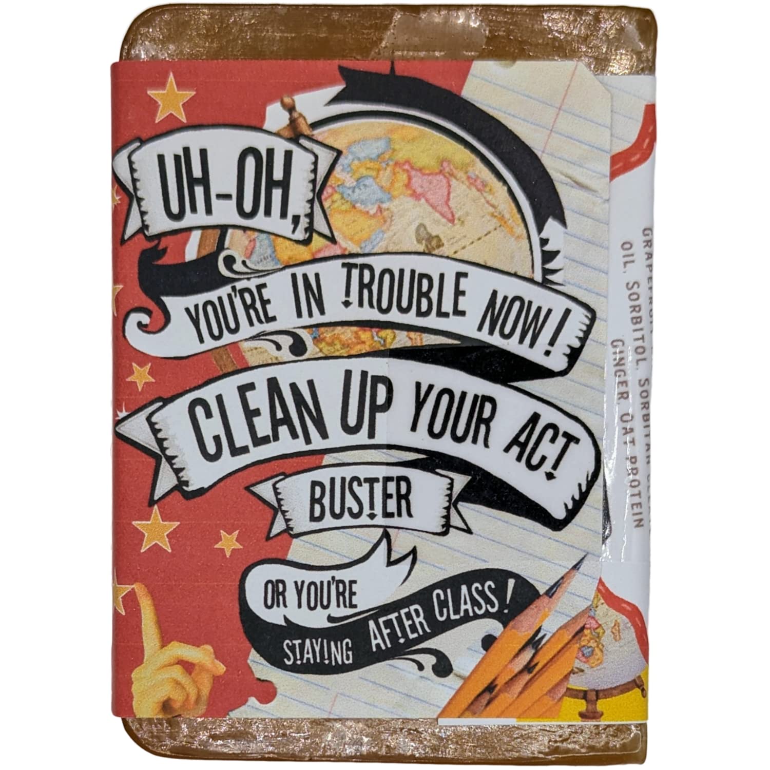 Filthy Teacher All Natural Glycerin Bar Soap Orange Grapefruit Lemon Ginger By Filthy Farmgirl
