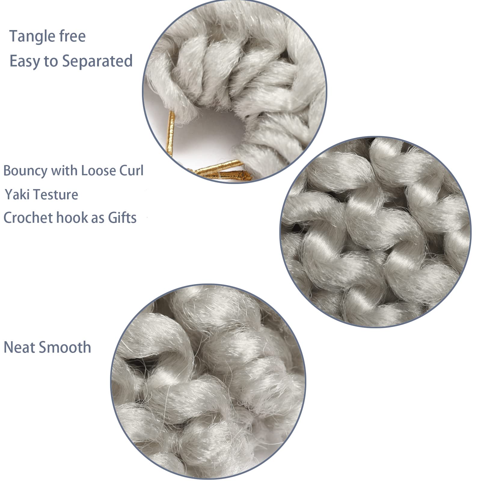 Short Jamaican Bounce Crochet Hair 5 Packs 2X Ringlet Wand Curl Crochet Hair 8 Inch Curly Crochet Hair Extensions Medium Shoulde