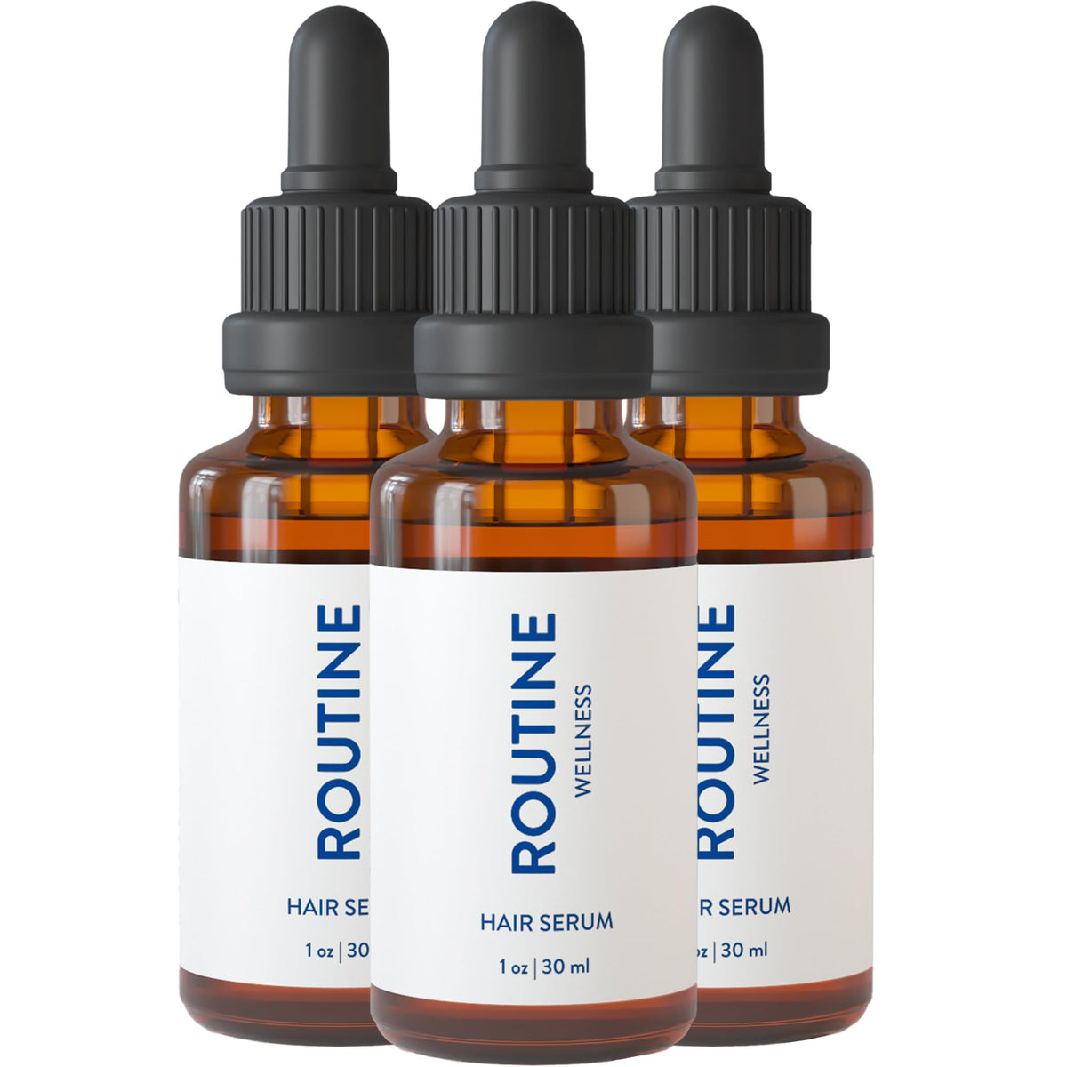 Routine Wellness Advanced Hair Serum - Nourishing Scalp Treatment for Enhanced Hair Support and Thickness with Natural Oils, Ide