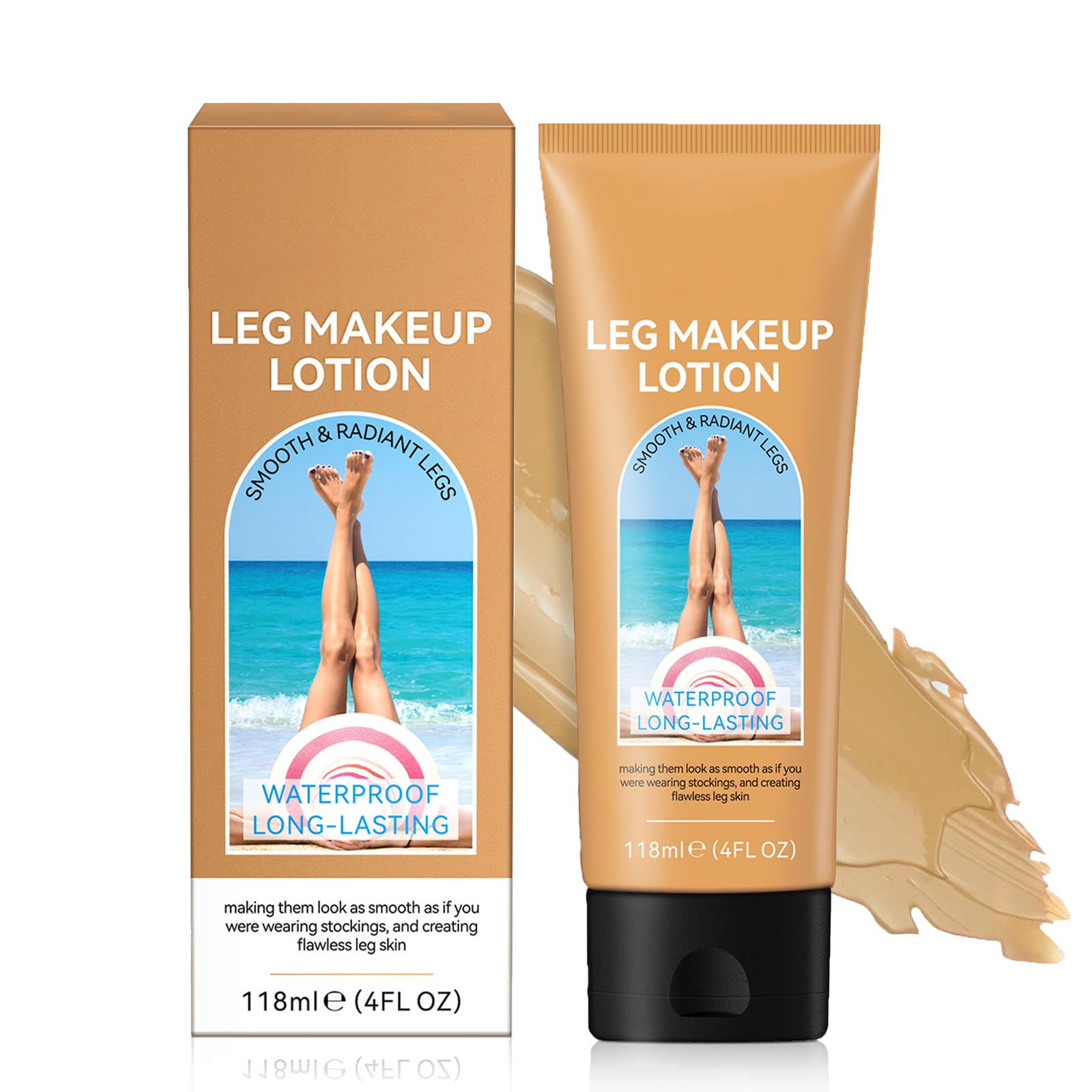 Leg Makeup Waterproof No Transfer,Tattoo Cream Cover up Tape Concealer Makeup,Even Skin Tone Flawless,Long Lasting Skin Perfecti