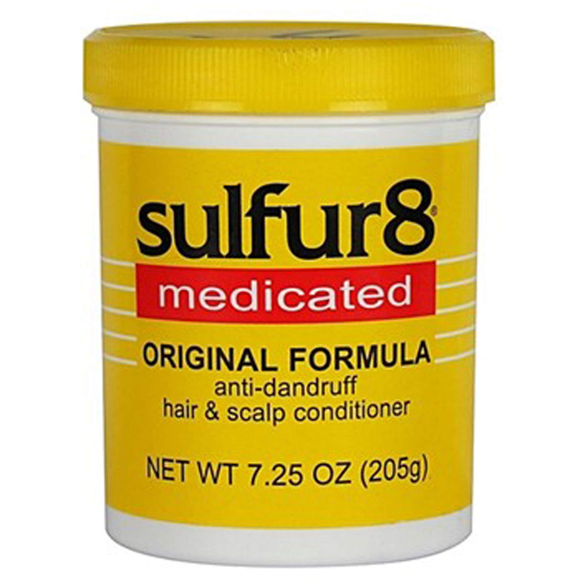 Sulfur 8 Medicated Anti-Dandruff Hair and Scalp Conditioner Original Formula, 7.25 oz