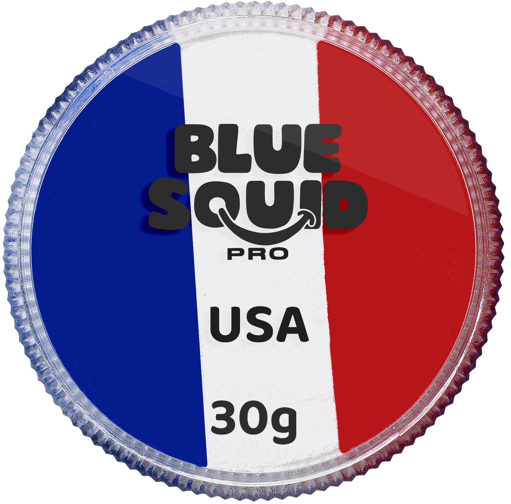 Blue Squid Face Paint Water Based Single Cake Professional Face & Body Paint - Water Activated, Kids Adults Face Painting for Co