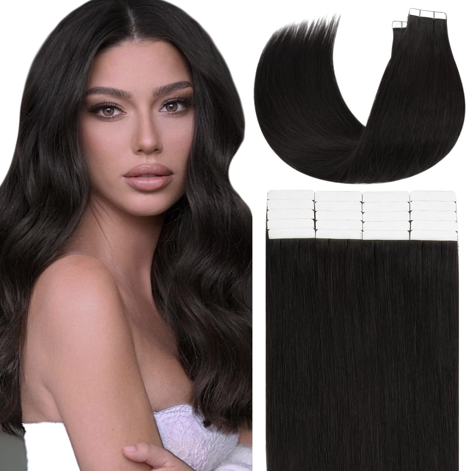 Loxxy Remy Human Hair Tape In Extensions Double Side Seamless Tape On Remy Hair Extensions Skin Weft Tape In Natural Hair Extens