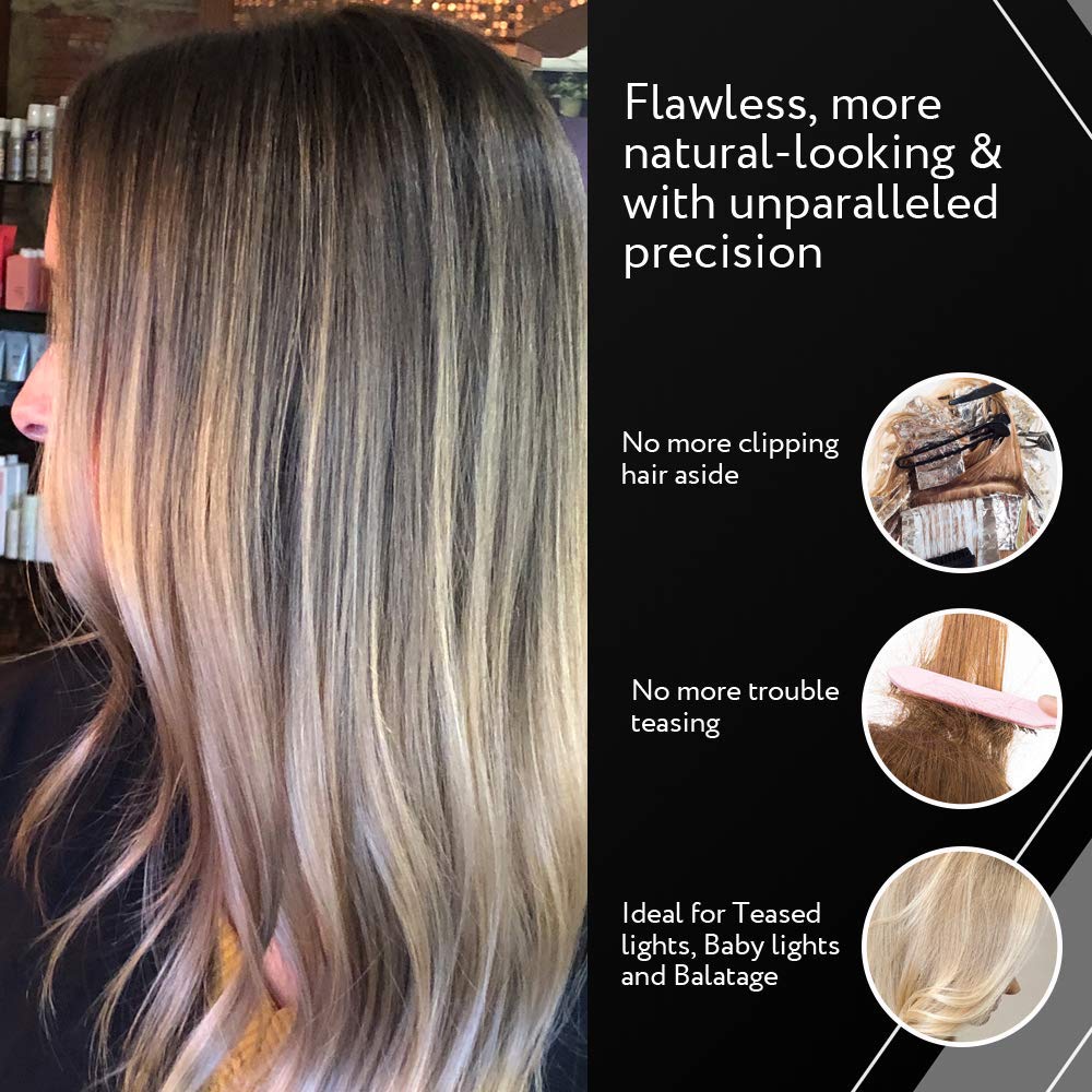 Authentic Cooboard Balayage Board With Teeth | Original Highlighting Paddle From The Maker Of Cooboard Hair Highlighting Kit | E