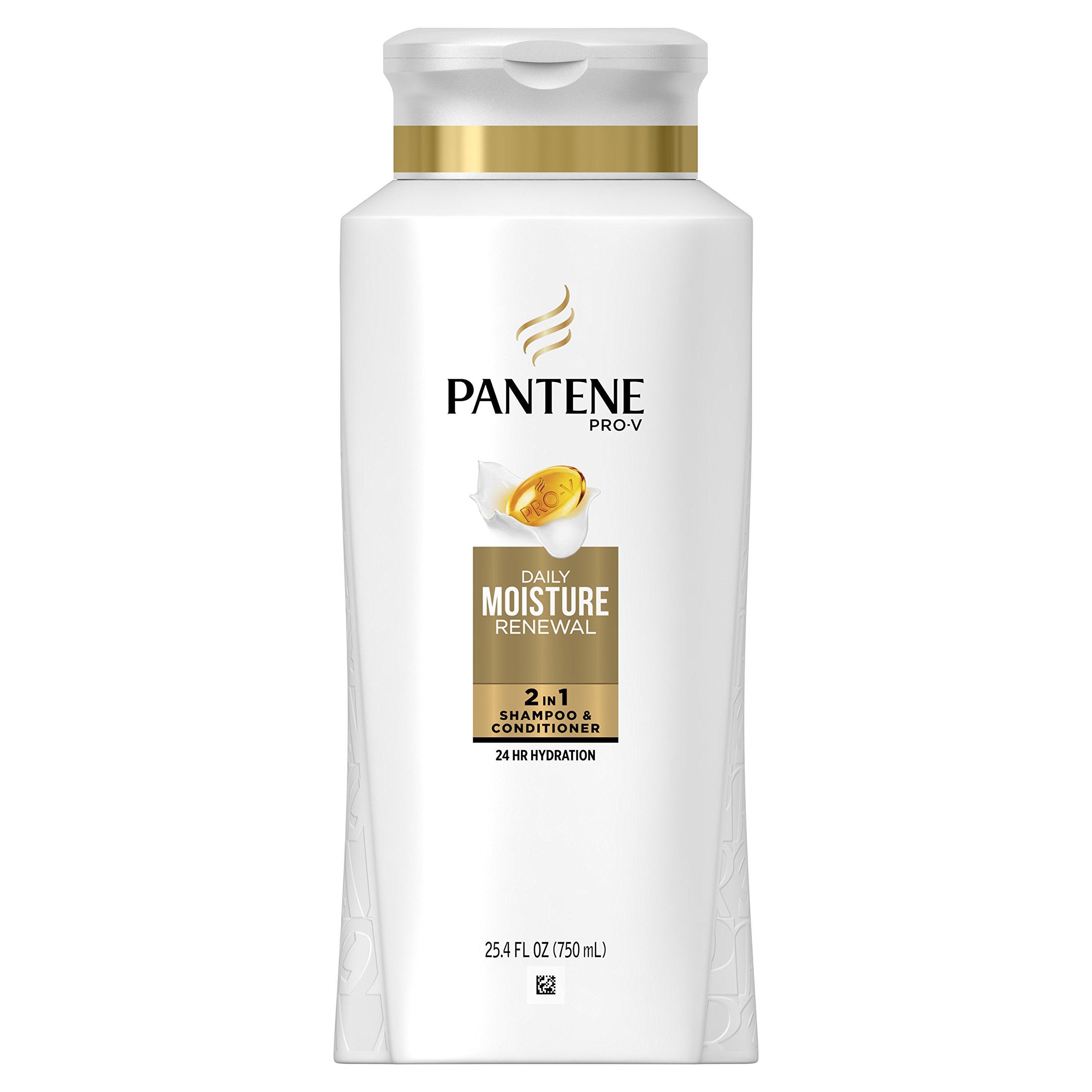 Pantene Pro-V Daily Moisture Renewal 2-in-1 Shampoo and Conditioner, 25.4 Fluid Ounce
