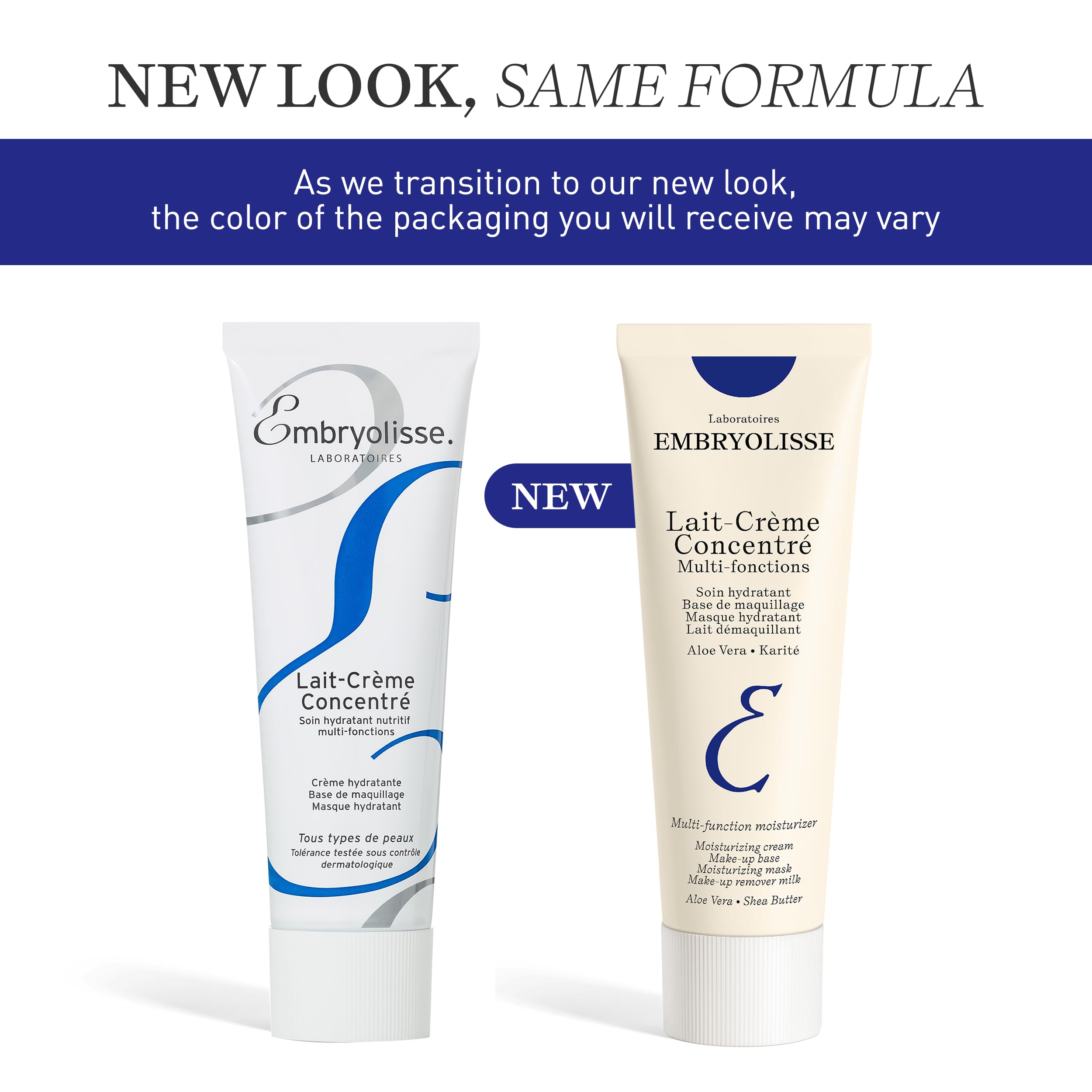 Embryolisse Lait-Crme Concentr  , Multifunction Daily Moisturizer, Primer, and Makeup Remover, Suitable for All Skin Types. Fren