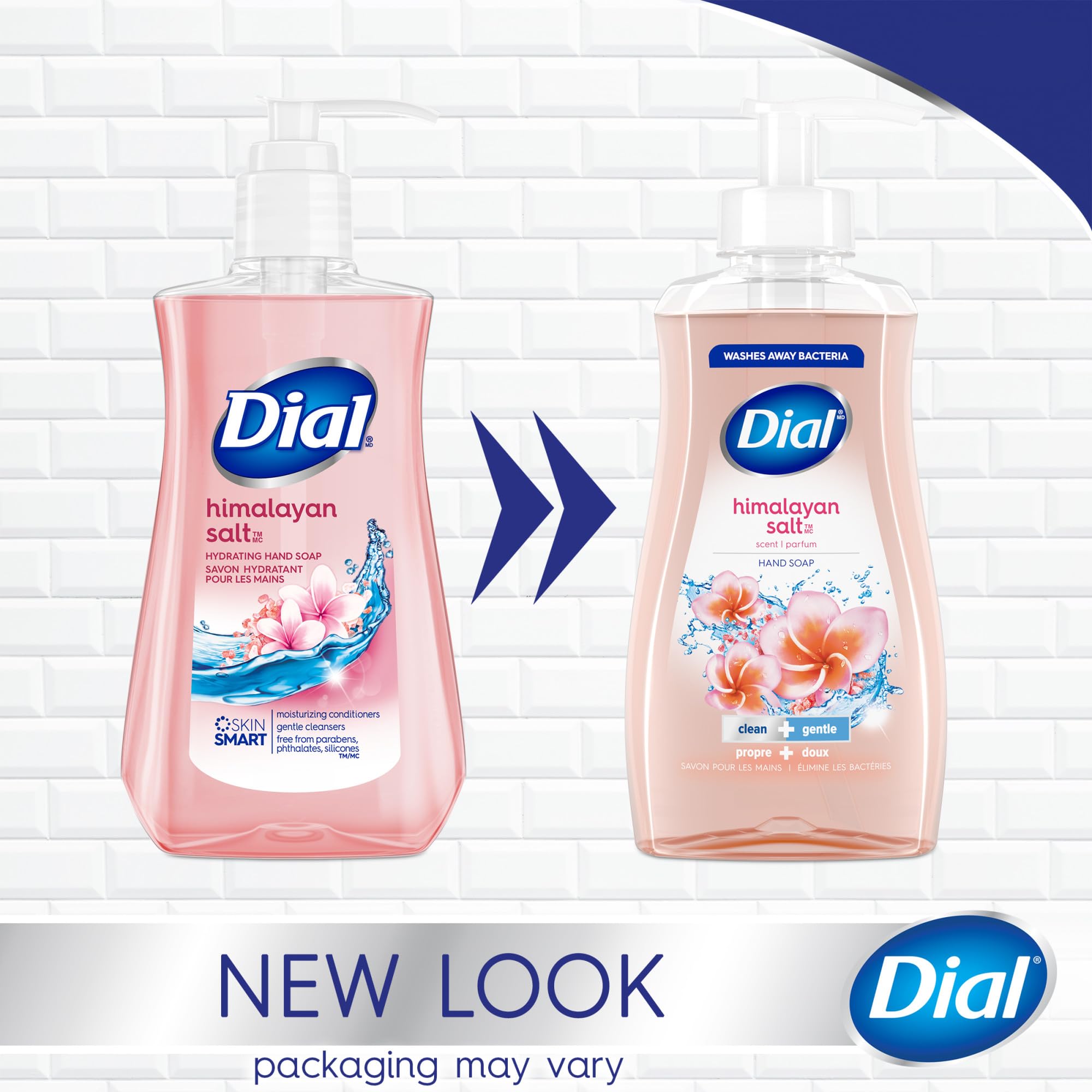 Dial Himalayan Pink Salt & Water Lily Hand Soap With Moisturizer 7.5 Oz (Pack Of 6)