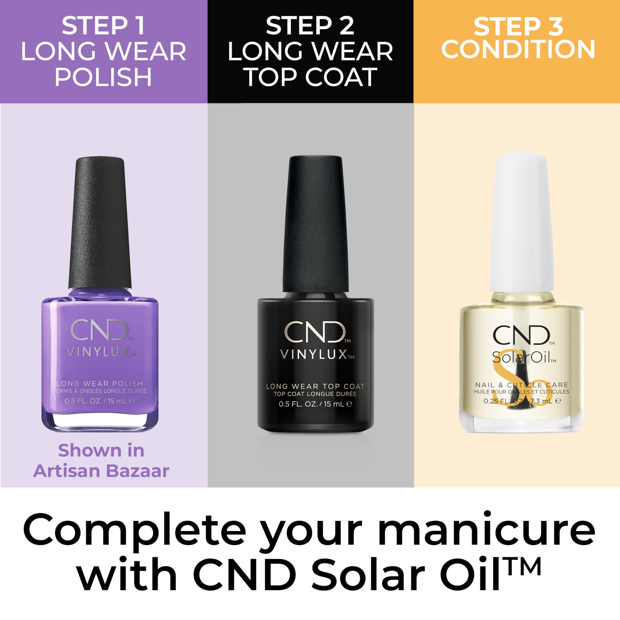 Cnd Vinylux Longwear Blue Nail Polish, Gel-Like Shine & Chip Resistant Color, 05 Fl Oz