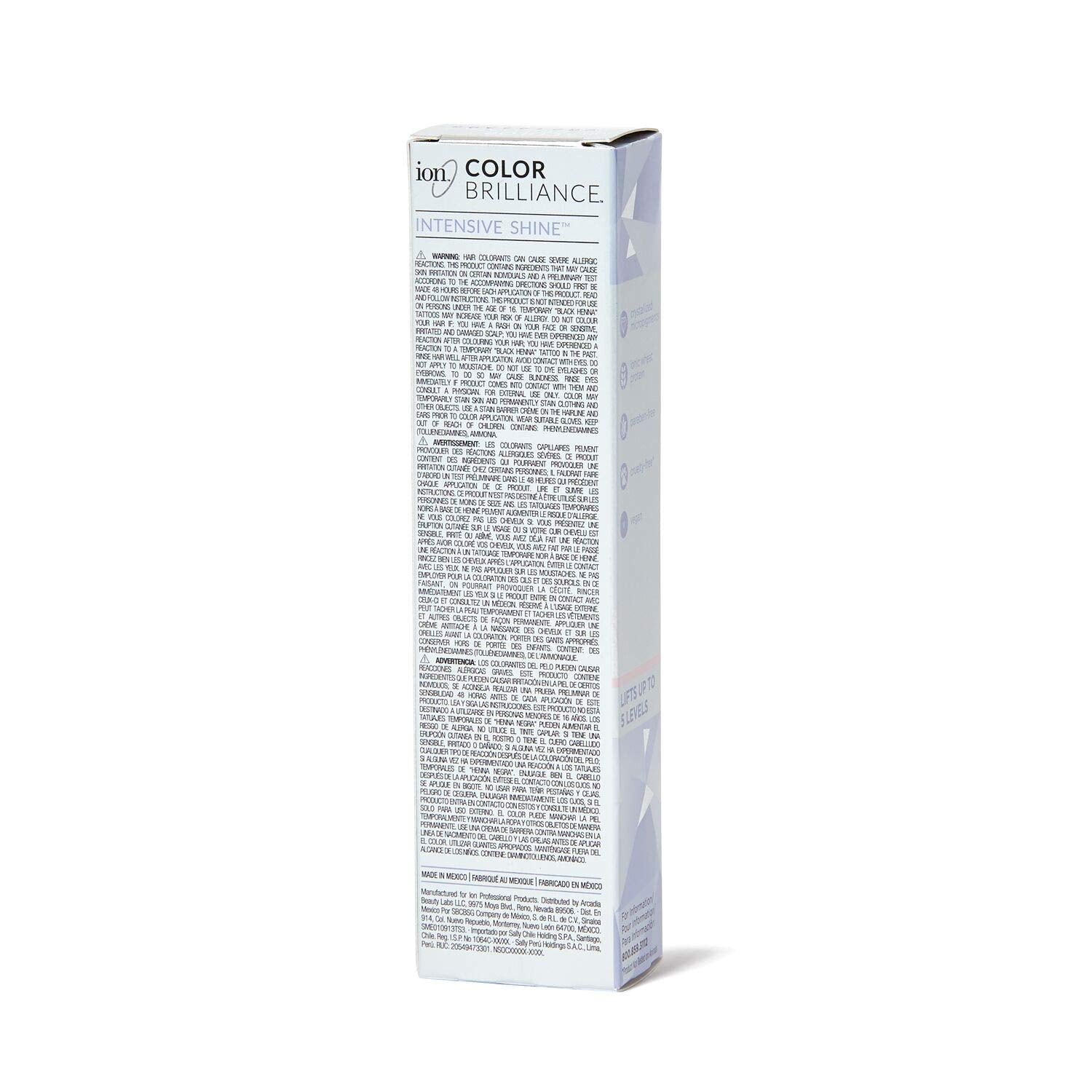 Ion 14V HL-V Extreme Hi Lift Cool Blonde Permanent Creme Hair Color 14V/HL-V Extreme Hi Lift Cool Blonde