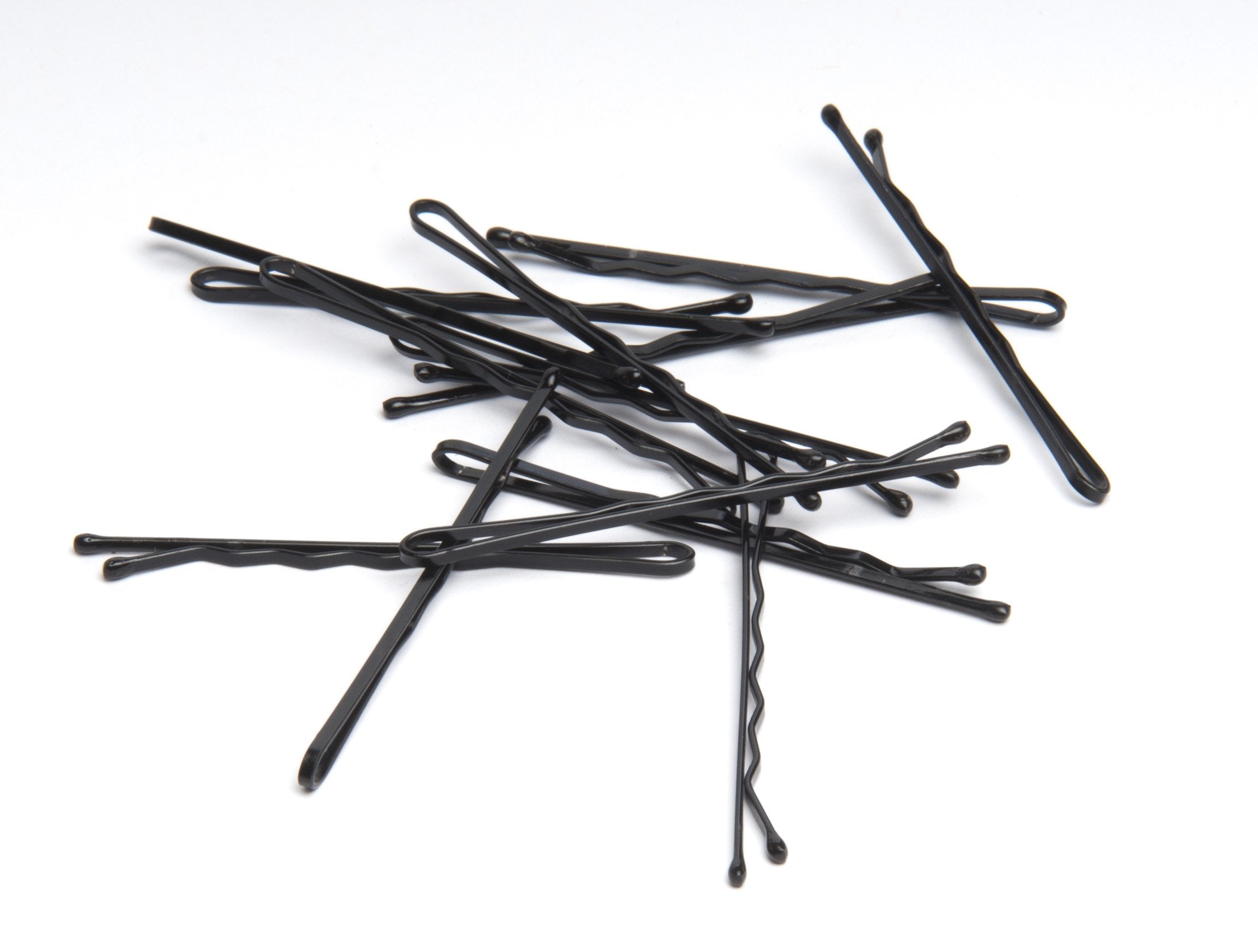 Diane, 2 Bobby Pins D452, BLACK, 300 Count