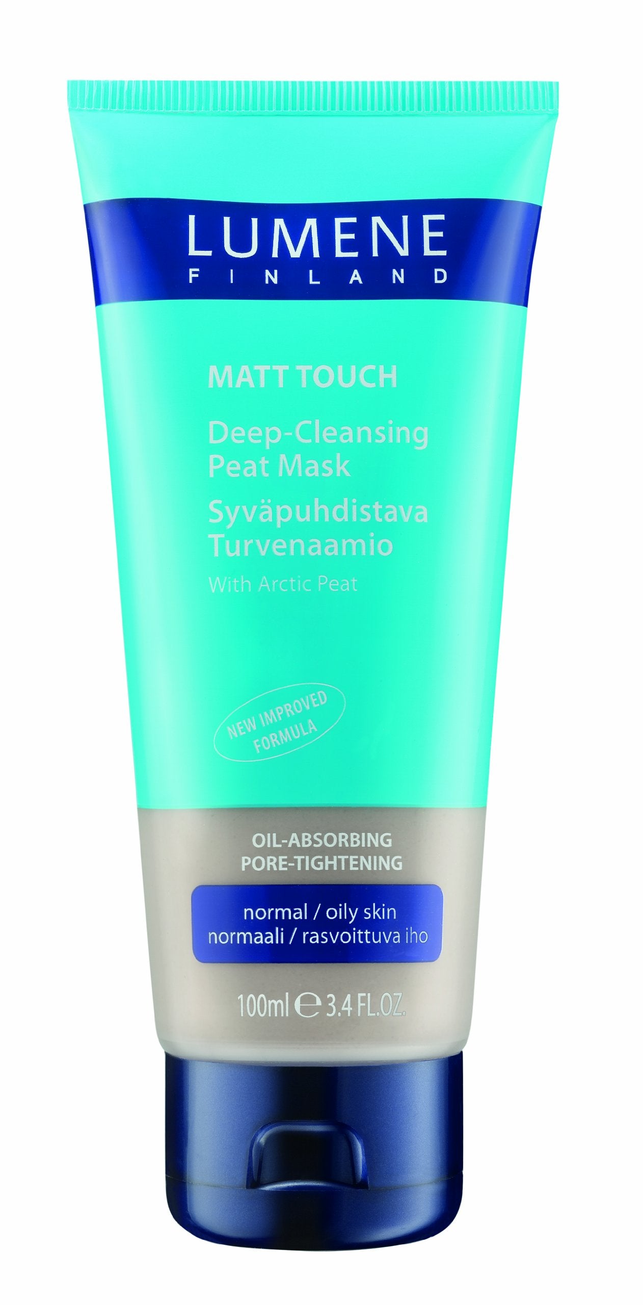 Lumene Matt Touch Deep Cleansing Peat Mask, 3.4 Fluid Ounce