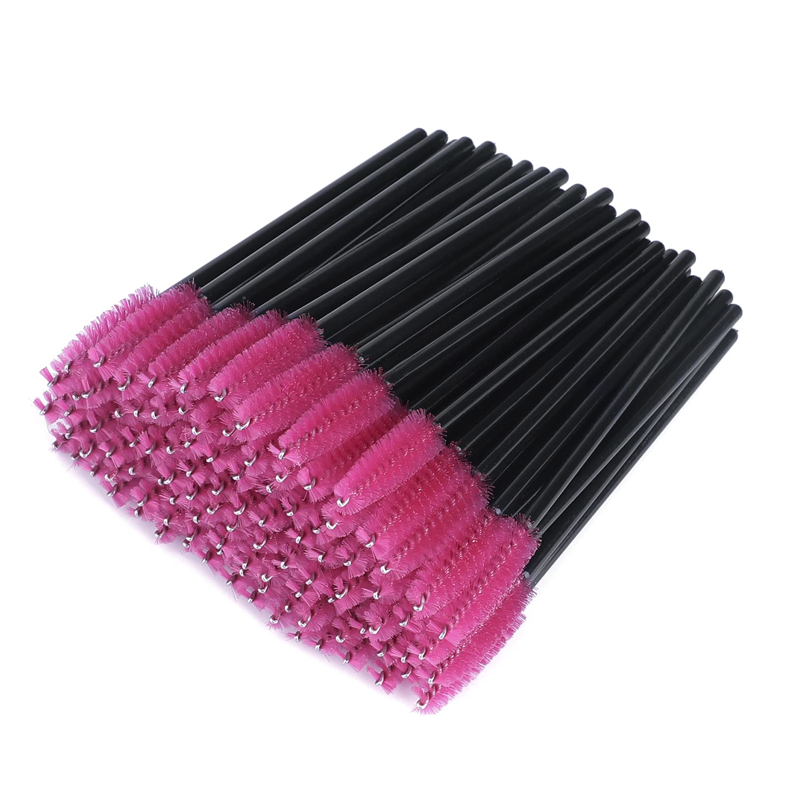 G2PLUS 100PCS Disposable Eyelash Brushes, Mascara Wands Applicator Makeup Kits, Eyelash Spoolies Brushes for Eyelash Extensions 