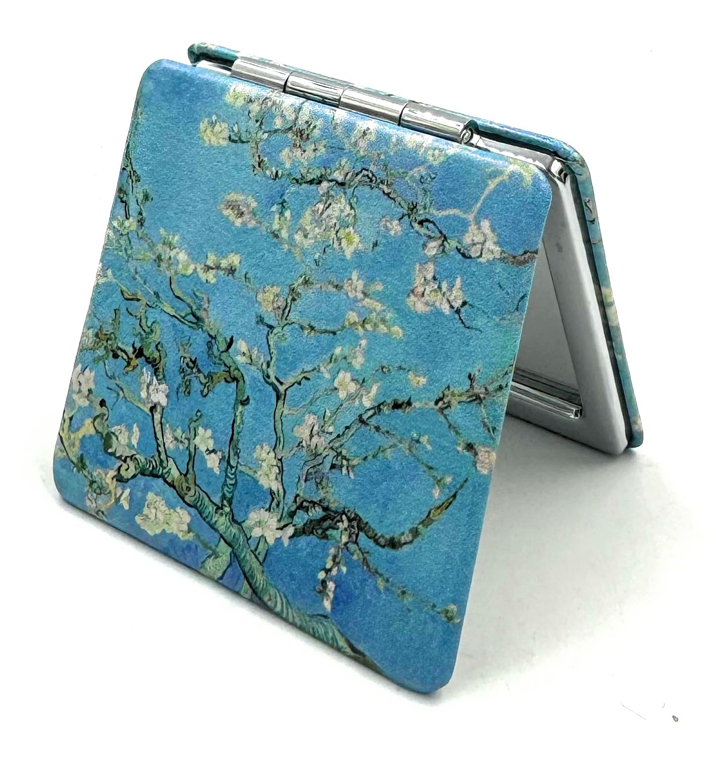 Aeisage Compact Mirror Purse Mirror Small Makeup Mirror Travel Mirror Mini Pocket Mirror Lipstick Mirror Almond Blossom Van Gogh