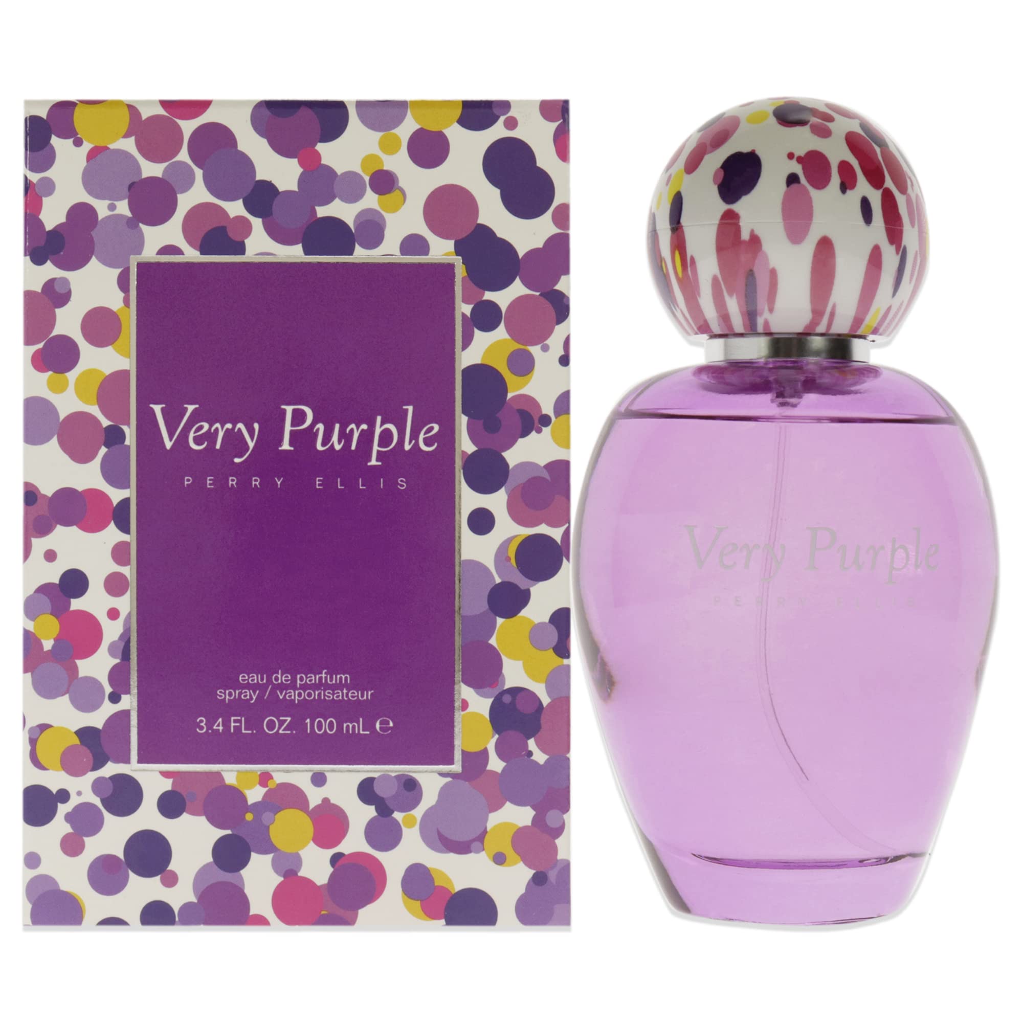 Very Purple By Perry Ellis, 3.4 Oz Eau De Parfum Spray For Women