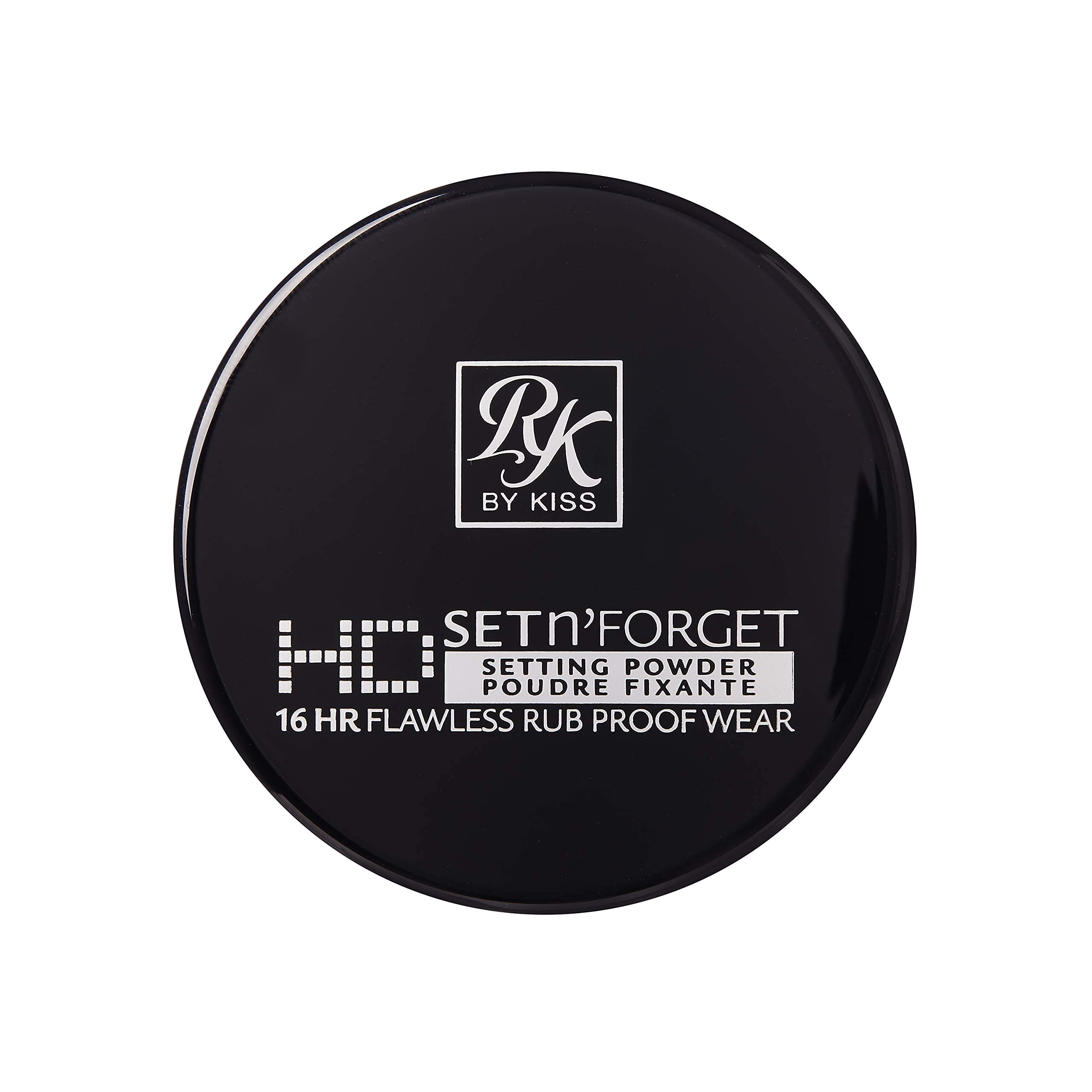 Ruby Kisses Loose Setting Powder 0.4oz, Weightless, Smooths, Mattifying Finish and Shine Control, Pure Silica Mineral Powder (Ba