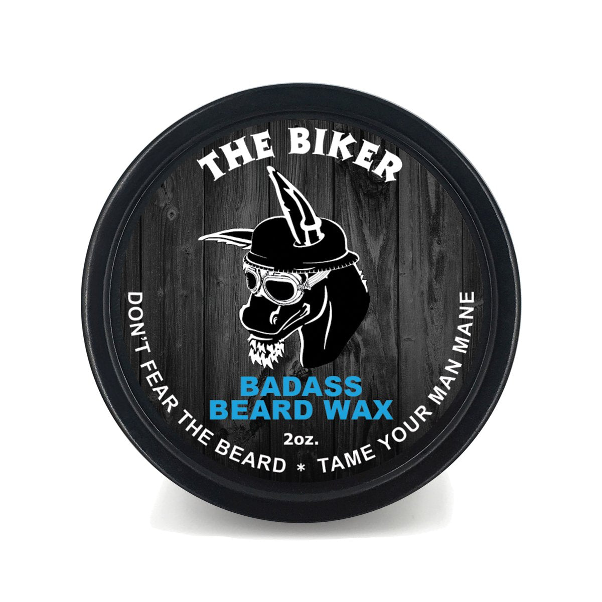 Badass Beard Care Beard Wax For Men - The Biker Scent, 2 Oz - Softens Beard Hair, Leaves Your Beard Looking And Feeling More Den