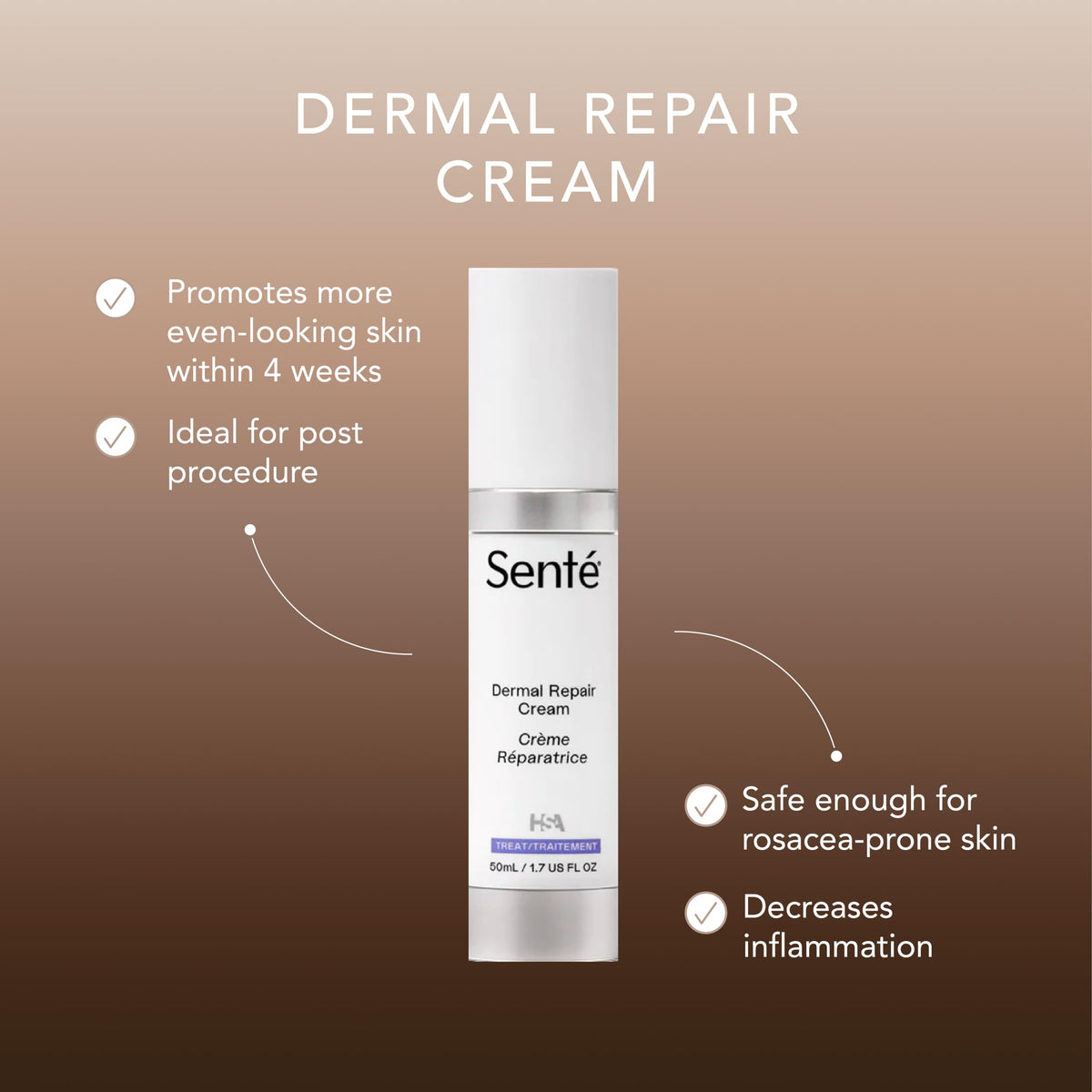 Sent Dermal Repair Facial Cream - Rosacea-Prone Skin - Hydrate And Rej ...