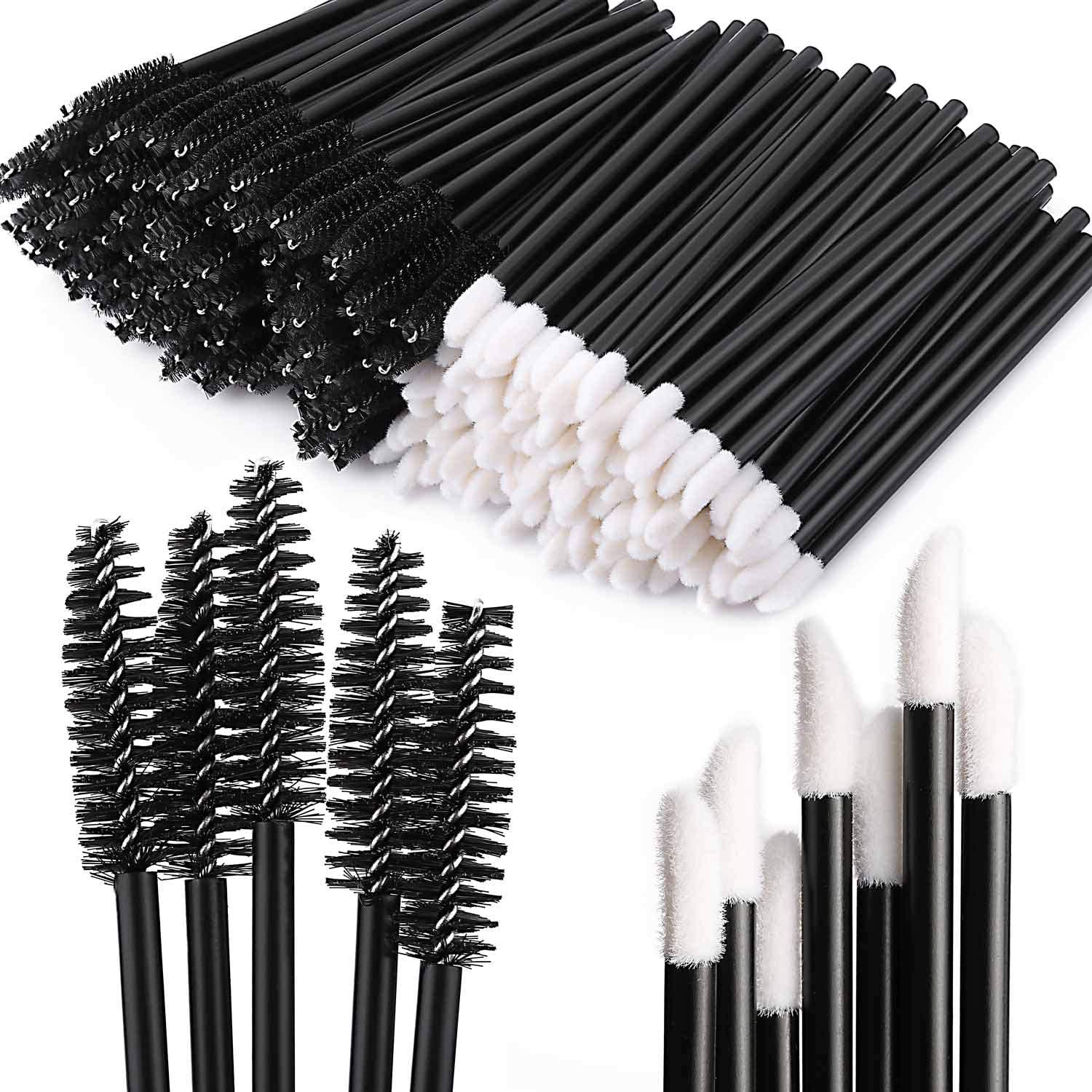 Ghelonadi 50Pcs Lip Wands And Mascara Wands,Lip Applicators Mascara Makeup Applicator Lipgloss Lip Brush Mascara Brush Lipstick 