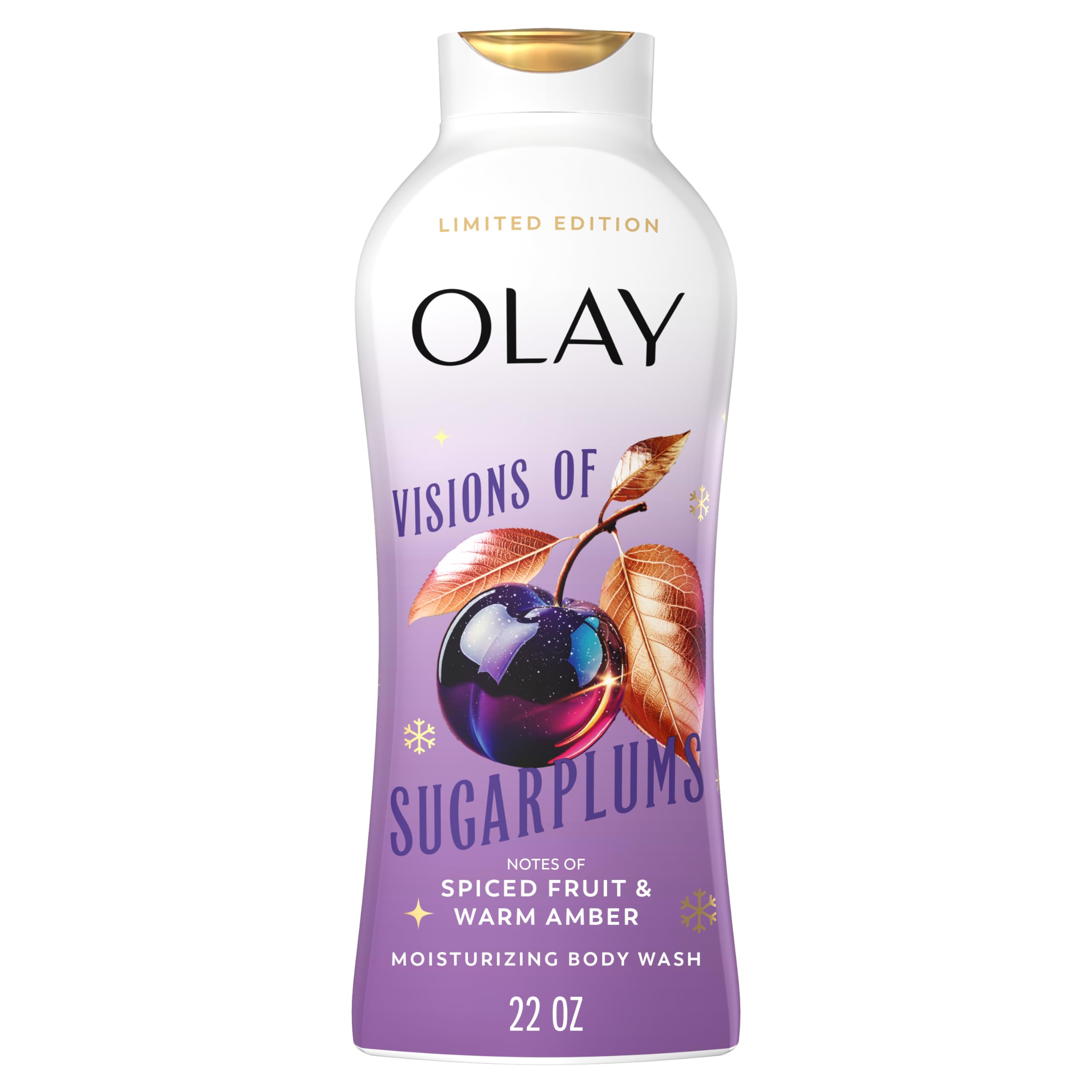 Olay Body Wash for Women, Hydrating & Moisturizing, Holiday Edition, With Plant Based Cleansers, B3 Complex, For All Skin Types,