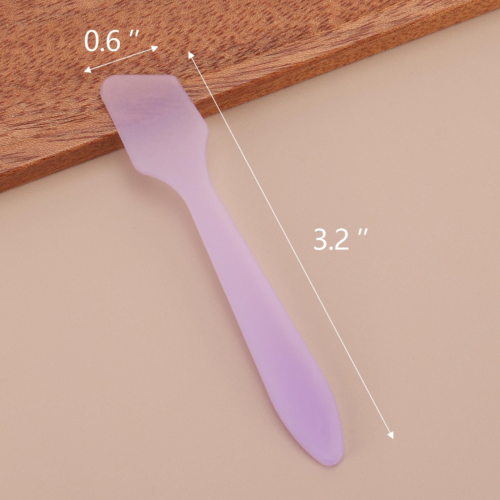 Tbestmax 300 Pcs Mini Cosmetic Spatulas 3.2'' X 0.6'' Disposable Makeup Spatulas Plastic Spatulas Facial Creams Skin Care Spatul