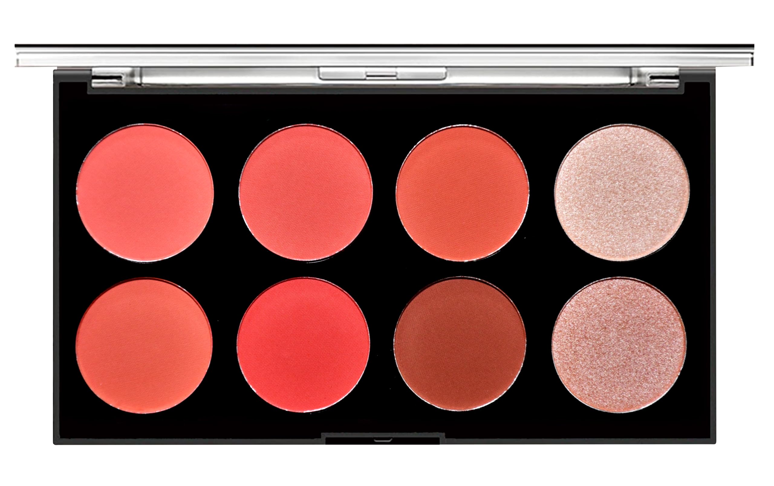 S.F.R. Color Face Palette, 8 Colours, Blush Highlighter Bronzer Makeup Kit, Matte And Shimmer Finish, Waterproof