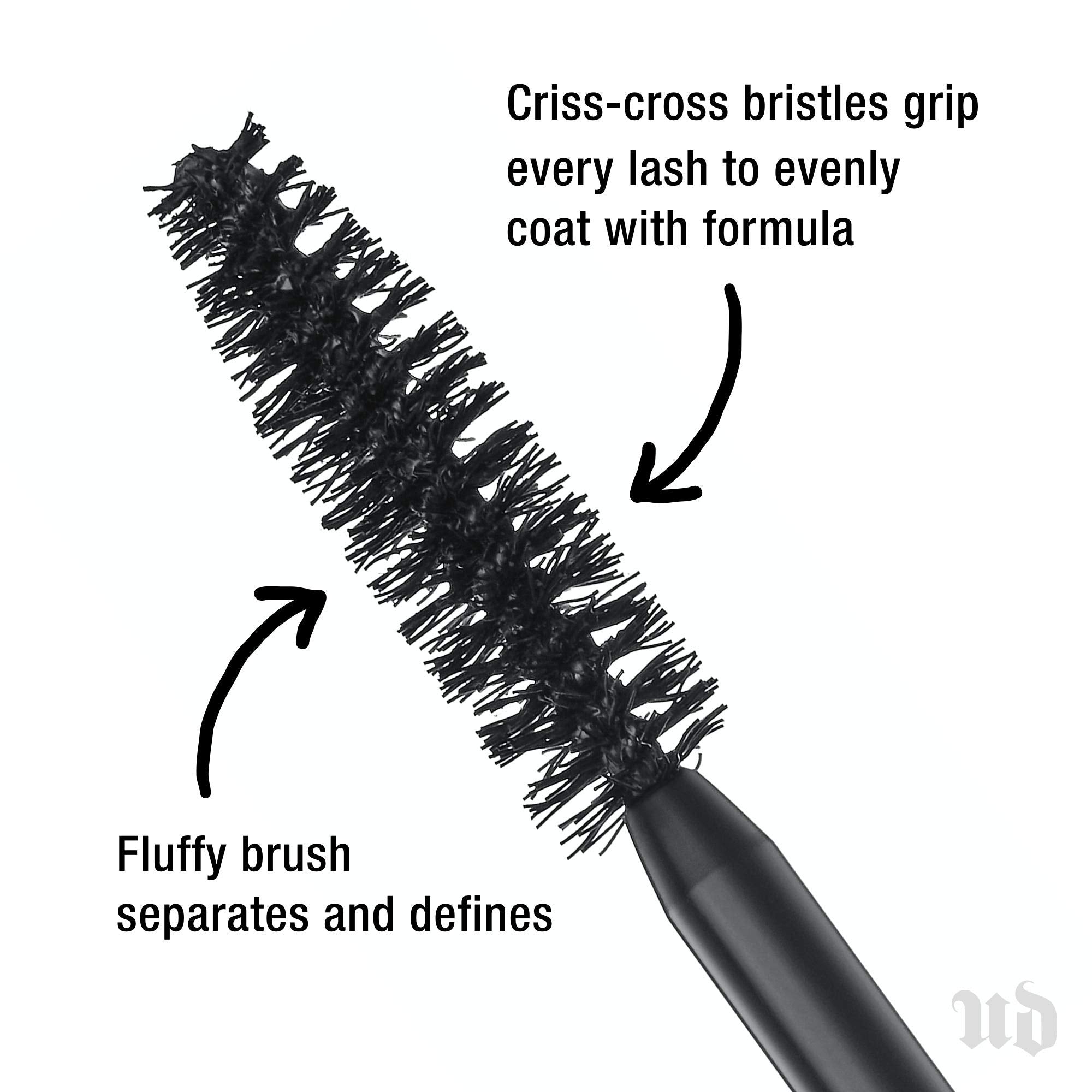 Urban Decay Perversion Volumizing Waterproof Mascara, Black Lengthening Mascara, Buildable Lash Volume & Length, Nourishing Prot