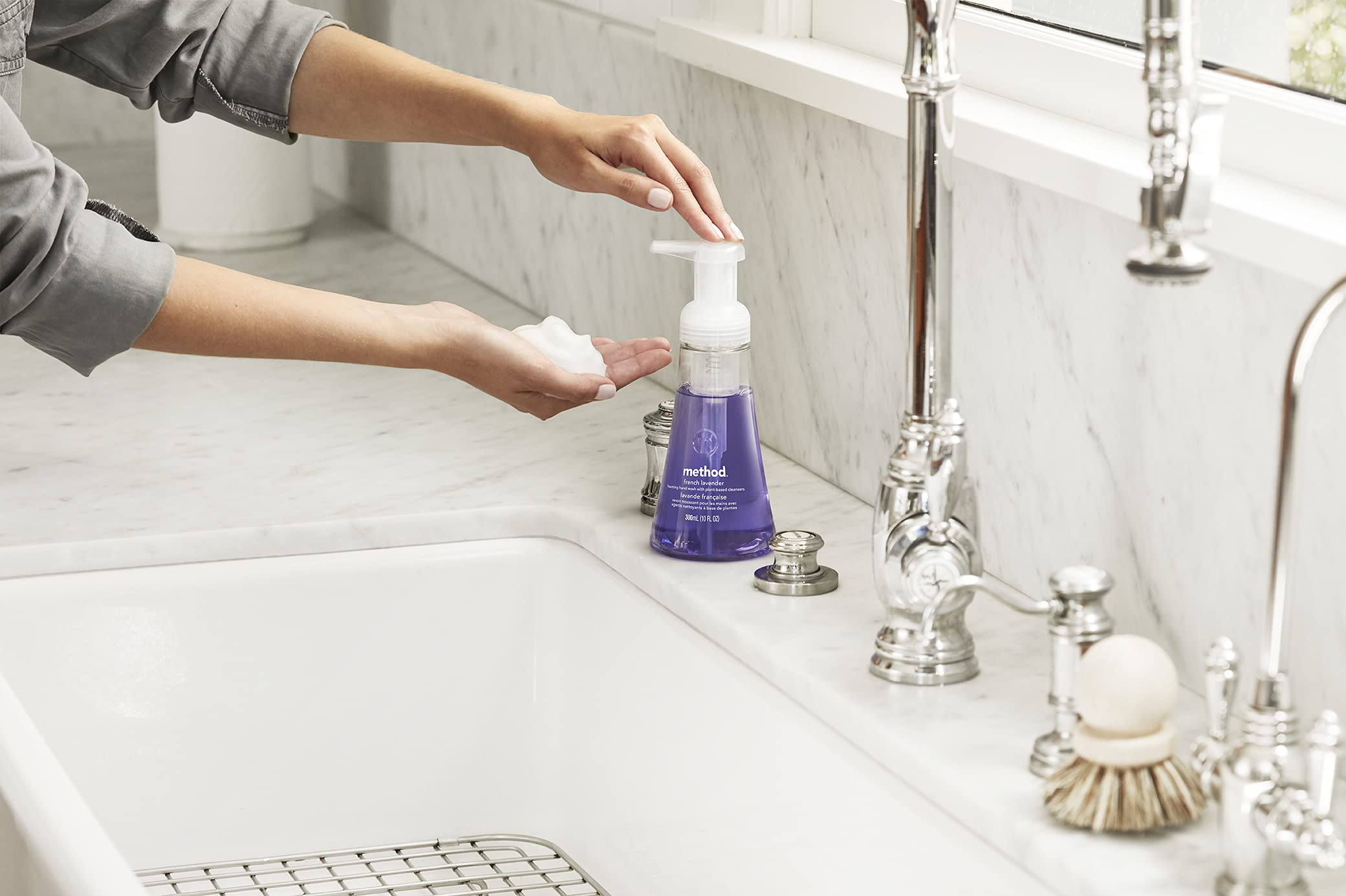 Method Foaming Hand Soap, Lemon Mint, Biodegradable Formula, 10 fl oz (Pack of 3)