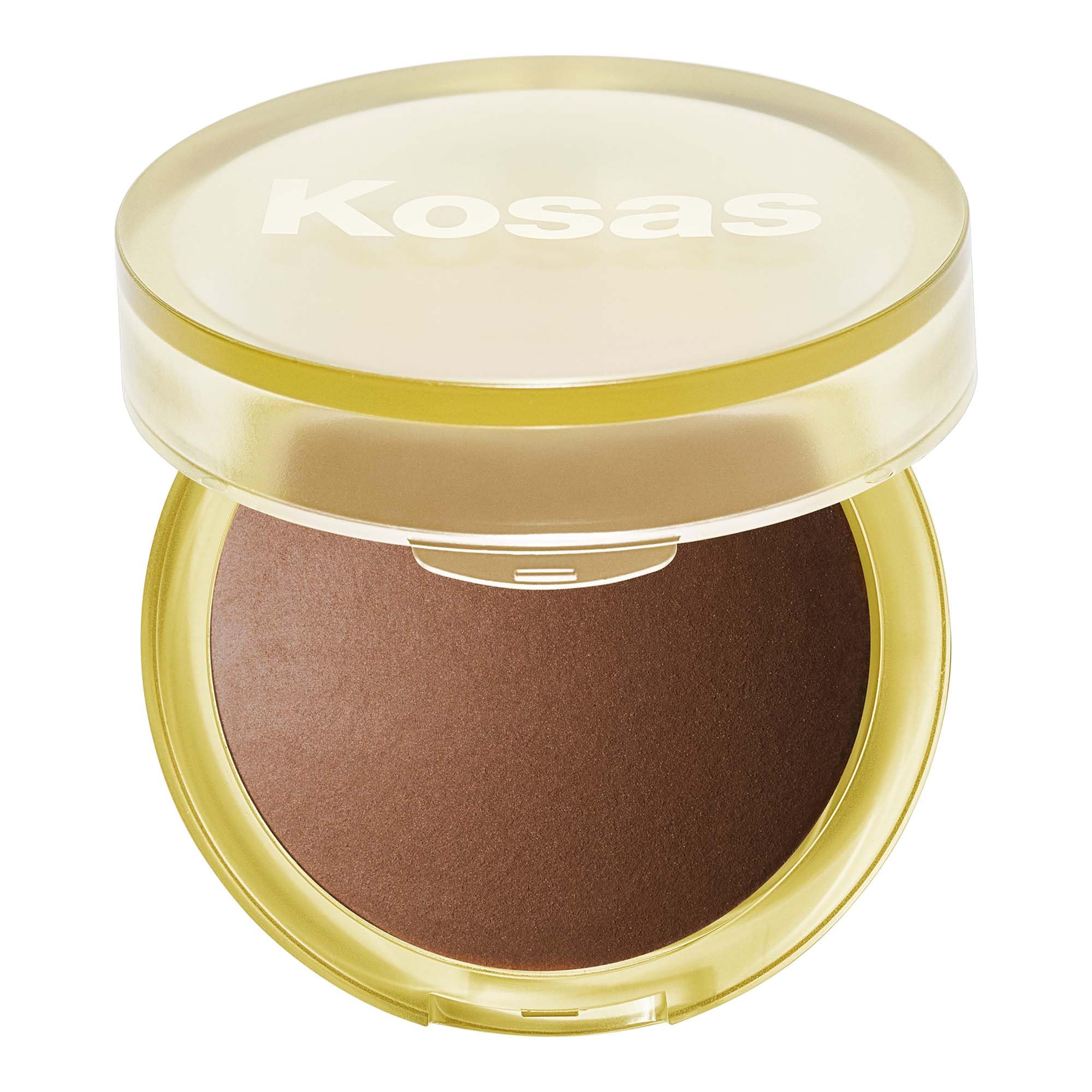 Kosas Sun Show Glowy Warmth Baked Bronzer - Contouring Powder For Cheekbones, Nose & Jawline - Enriched With Concentrated Fatty