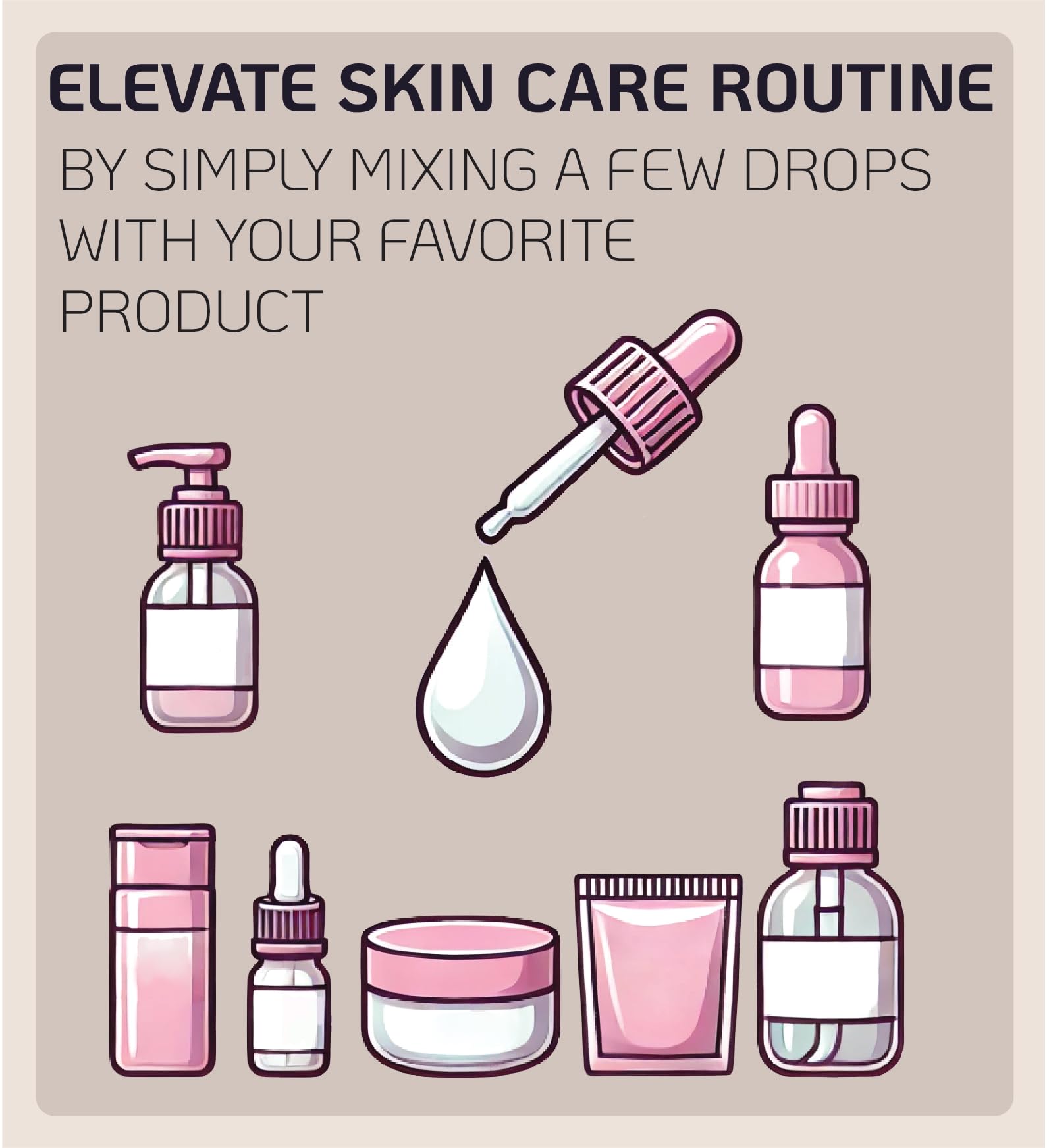 Korean Marin Collagen Concentrate Serum Just Mix 1-3 Drops In Any Step Of Skin Care Routine Hydrolyzed Collagen 20% Peptide Impr