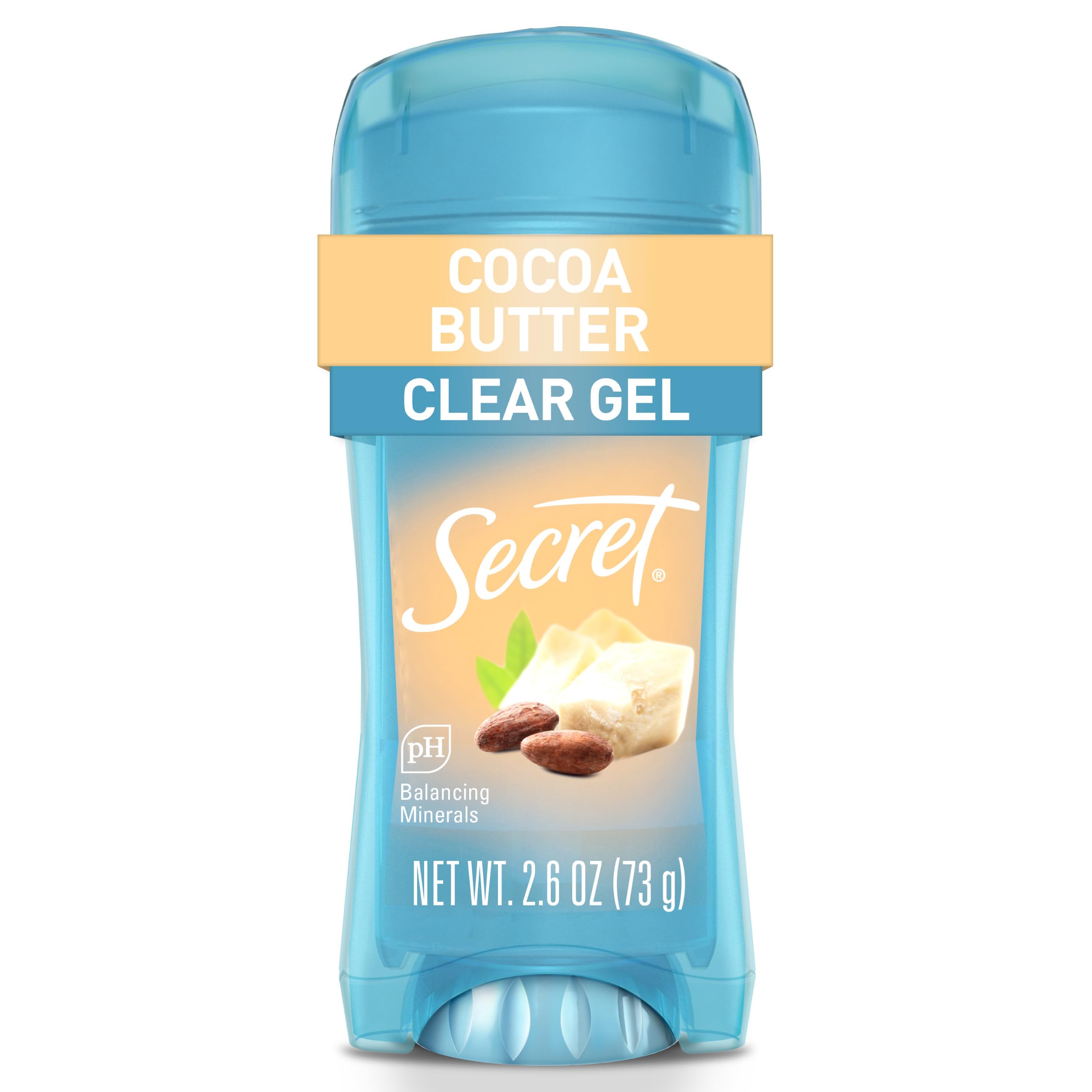 Secret Fresh Antiperspirant and Deodorant for Women, 48hr Freshness, Sweat & Odor Protection, PH Balancing Minerals, Clear Gel, 