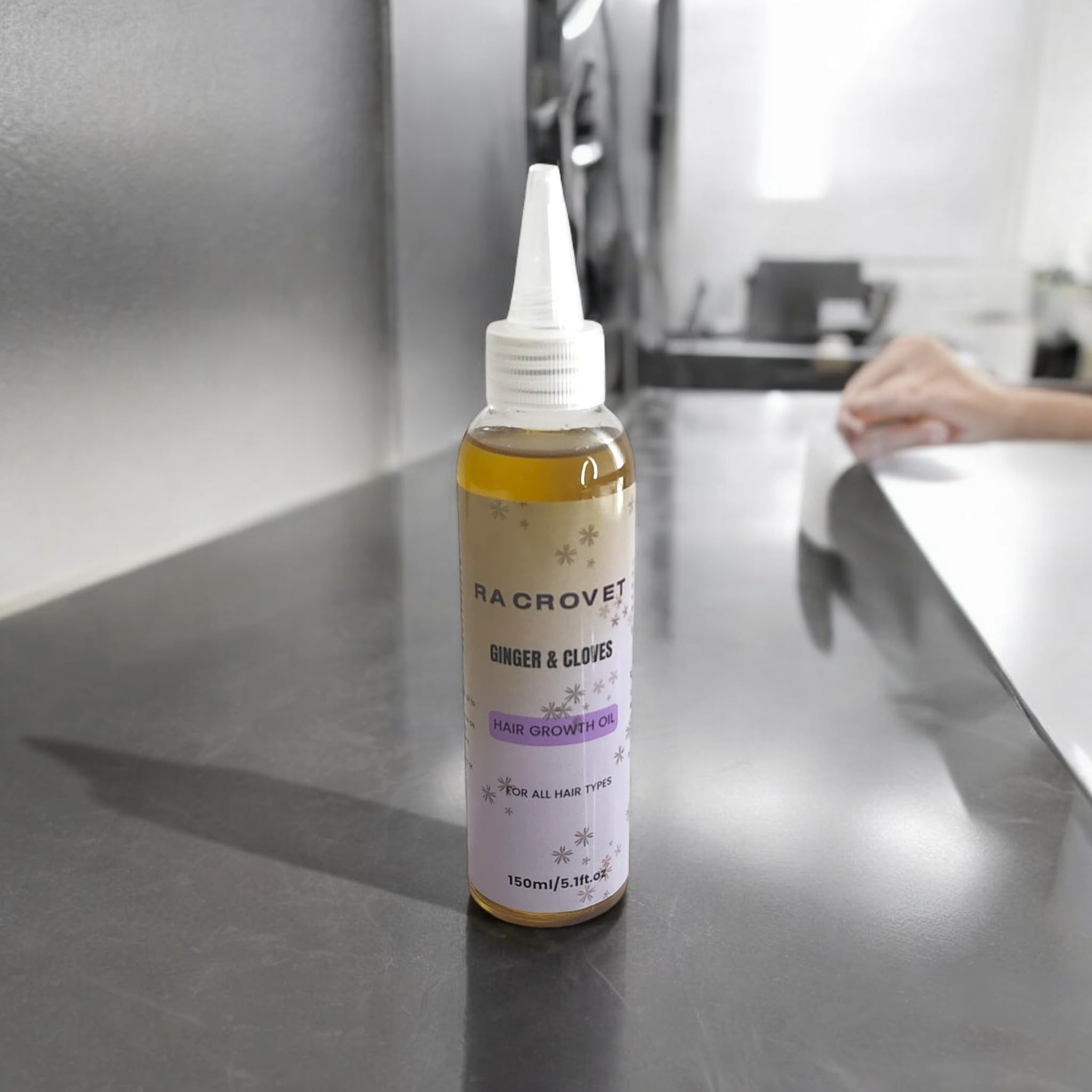 Ginger & Cloves Hair Growth Oil for All Hair Types, 5.72fl oz