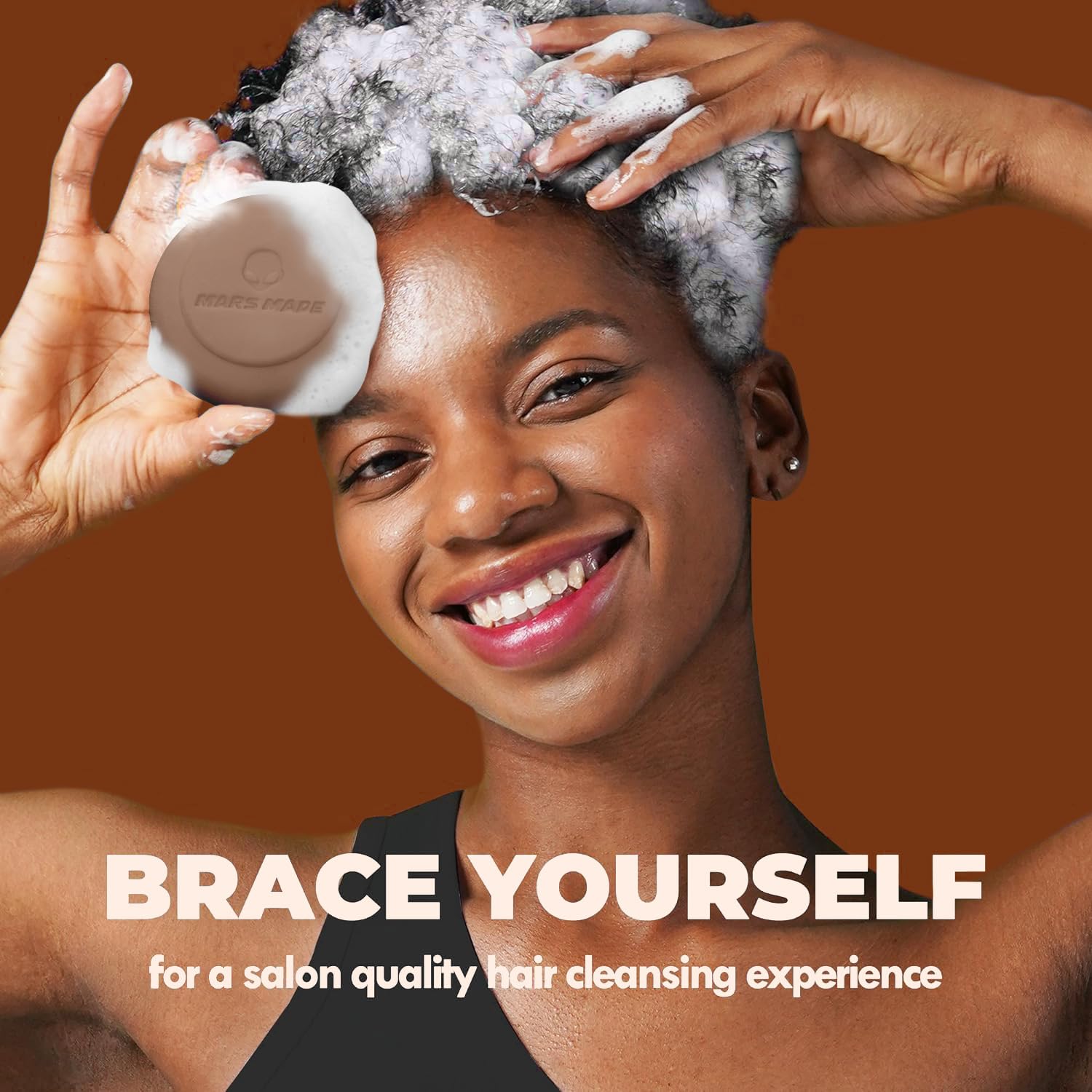 Mars Made Jojoba Oil Shampoo Bar 2.0 - Hydrating & Moisturizing Natural Hair Soap Bar Shampoo For Excess Oil Build-Up & Scalp No