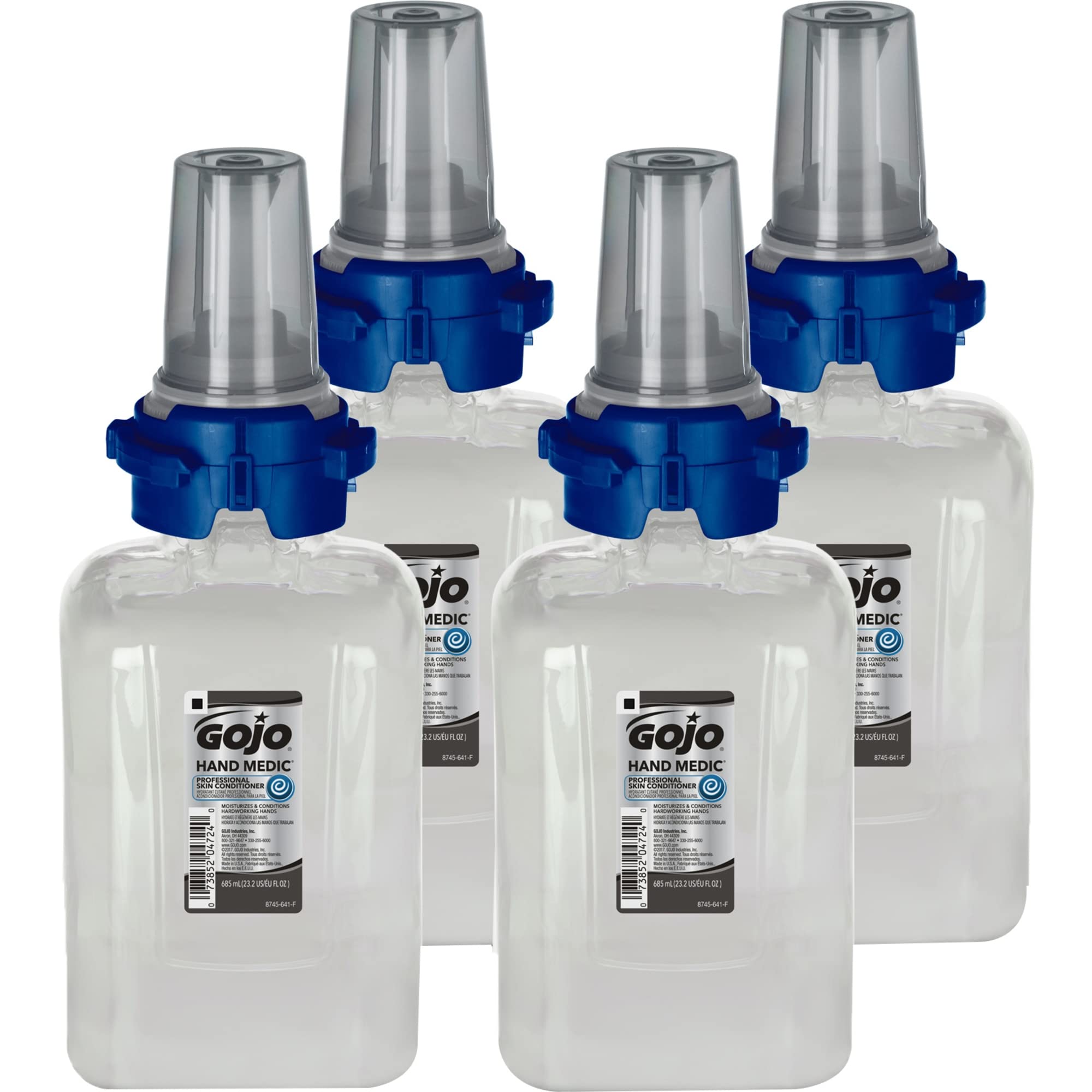 GOJO HAND MEDIC Professional Skin Conditioner for Industrial Environments, Fragrance Free, 685 mL Conditioner Refill ADX-7 Dispe
