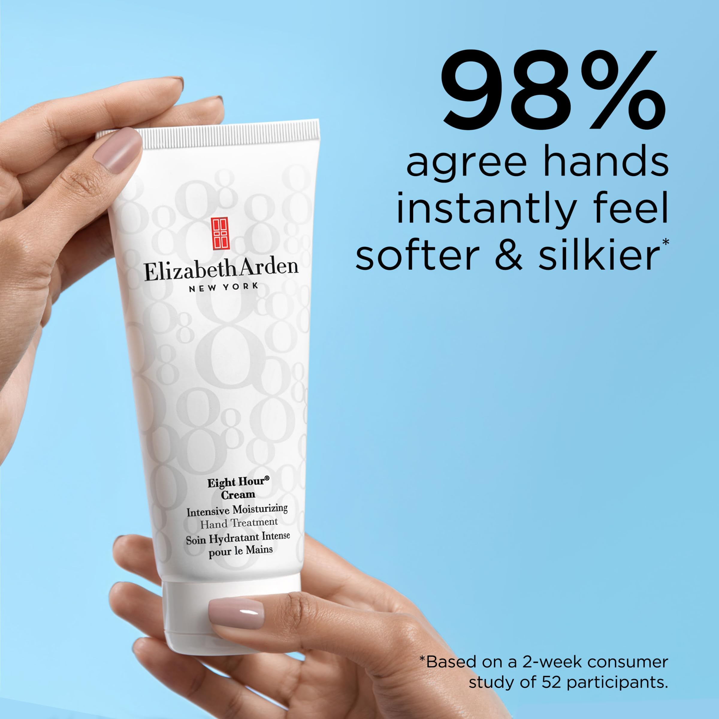 Elizabeth Arden Eight Hour Cream Intensive Moisturizing Hand Treatment, Dry Skin Lotion, 2.65 Fl Oz