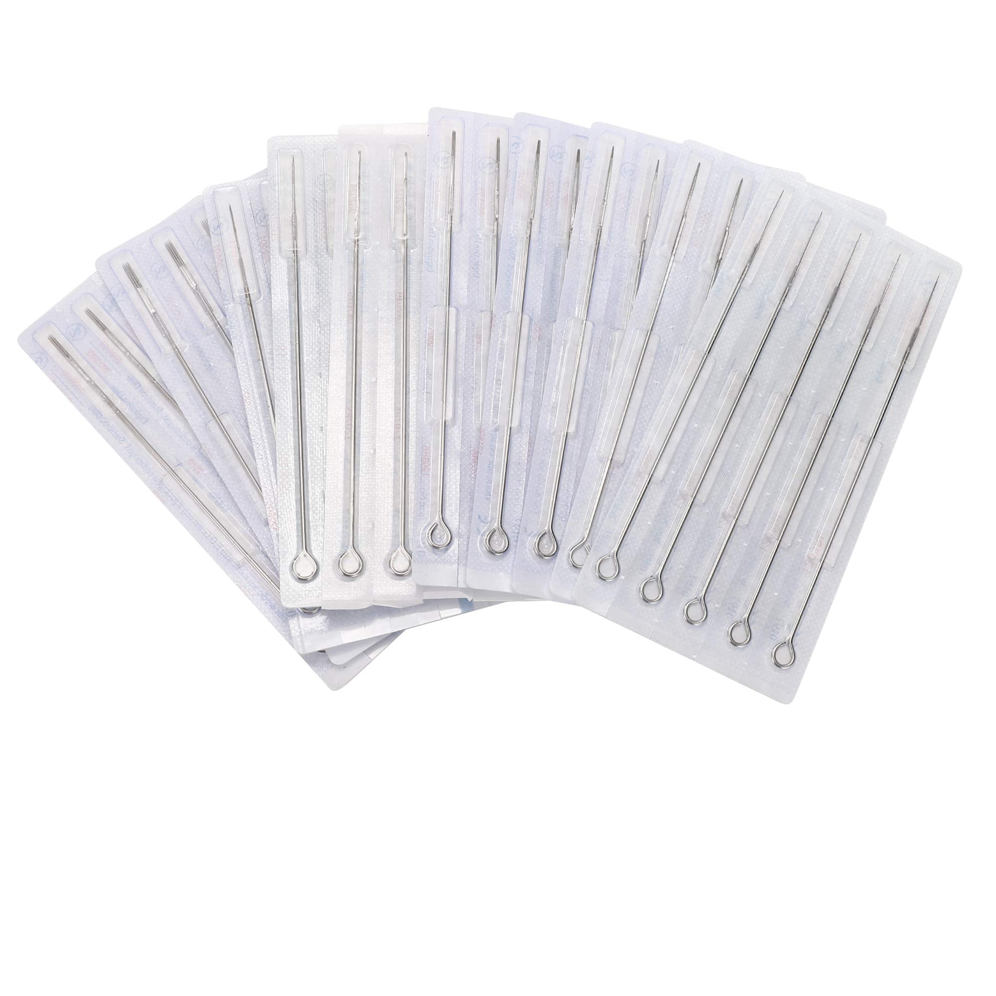 Tattoo Needles,New Star Tattoo Disposable Sterilized Premium Quality 7RL Tattoo Needles 7 Round Liner #12 Standard Disposable &