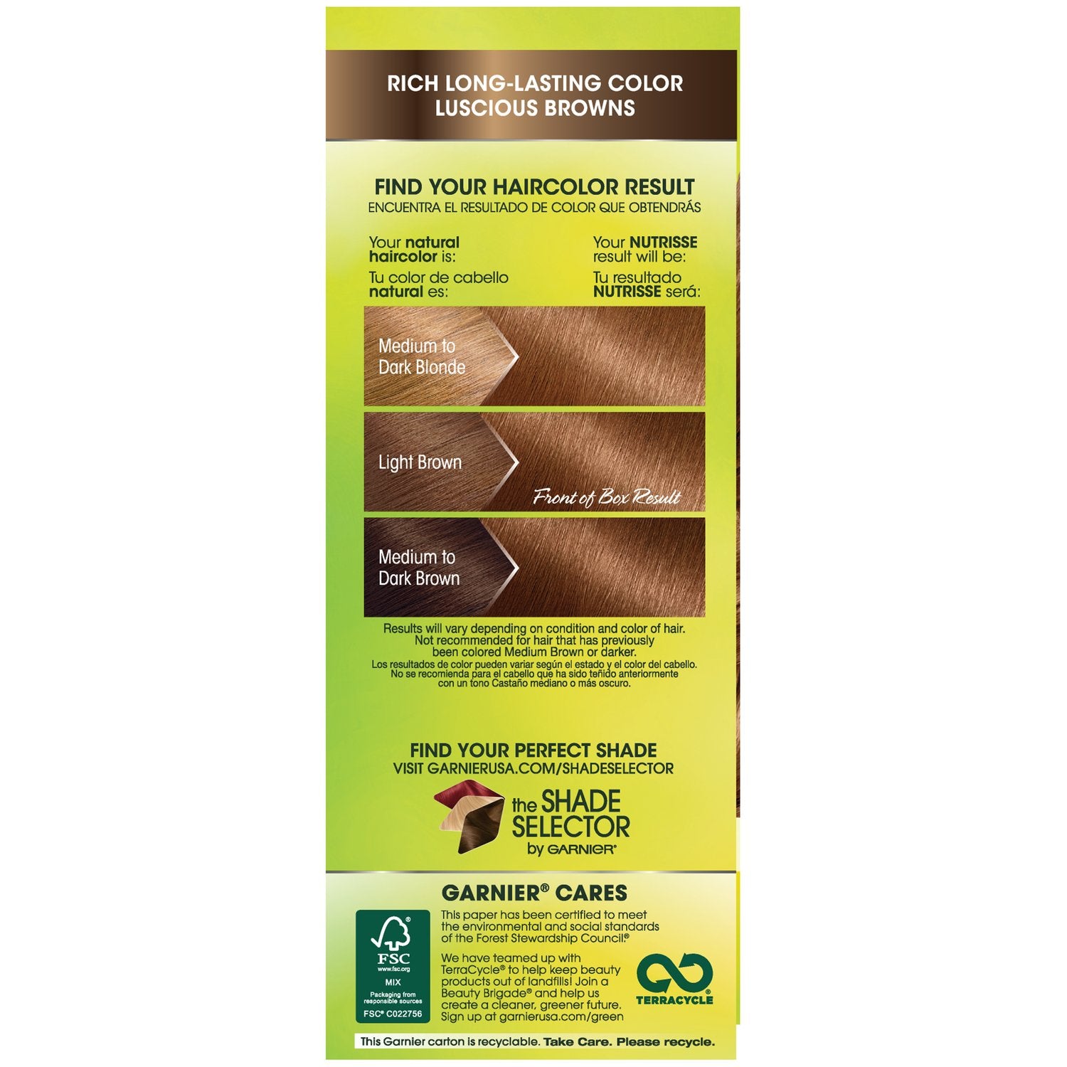 Garnier, Nutrisse Nourishing Hair Color Creme Packaging May Vary, 63 Light Golden Brown (Brown Sugar), 3 Count