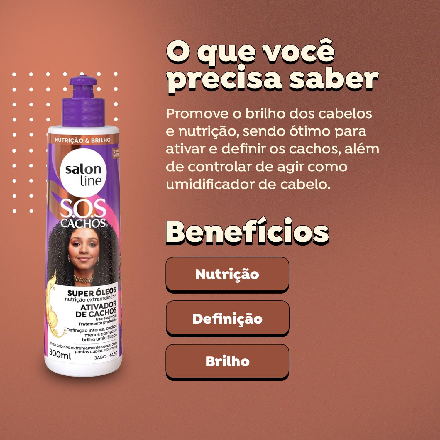 Salon Line Hair Treatment (SOS Curls) Nourishing Curl Activator 10.14 Fl Oz