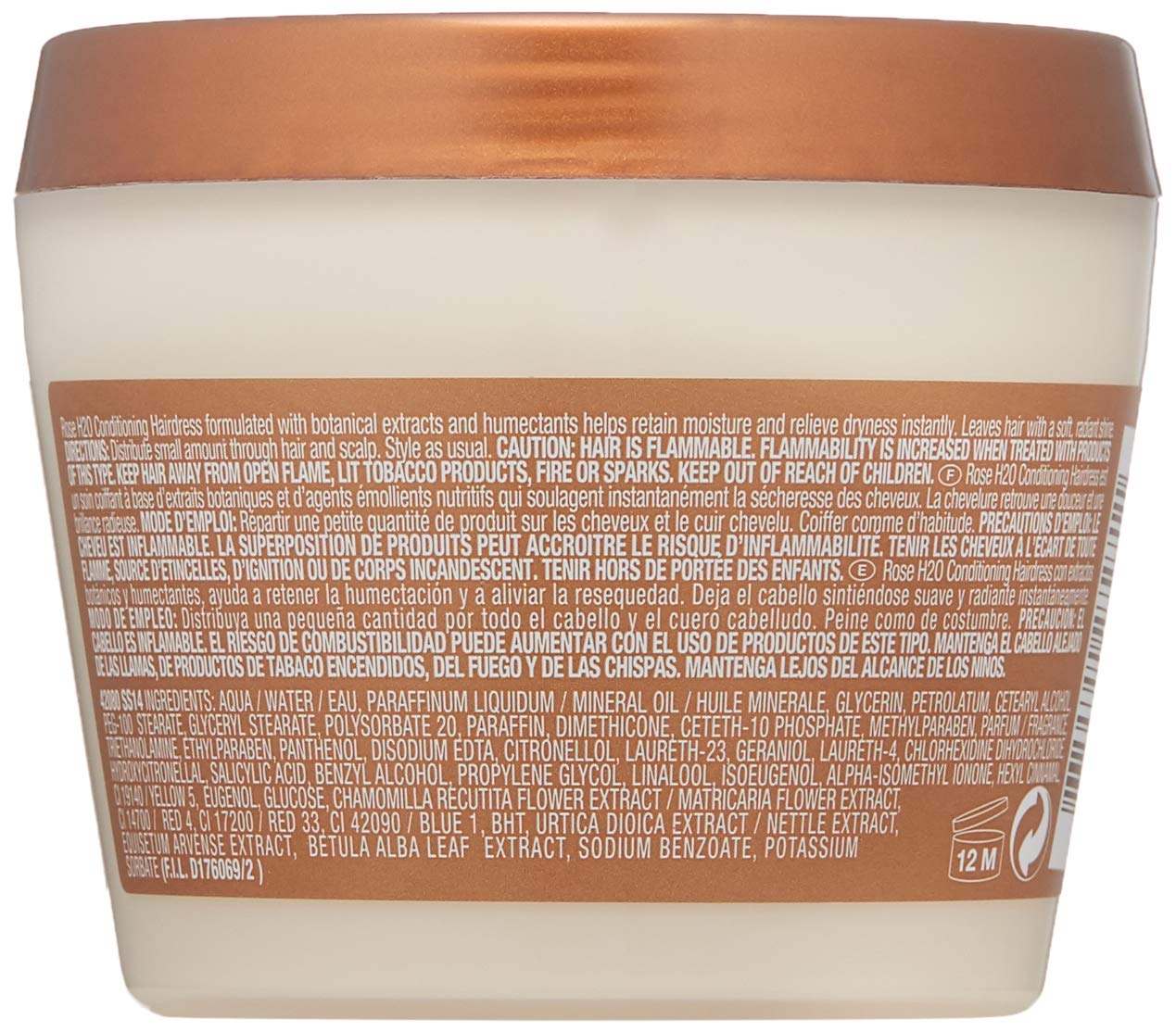 Mizani Hairdress Rose H2O  Conditioning Hairdress  Relieves Itchy Scalps  for All Hair Types  8 Oz