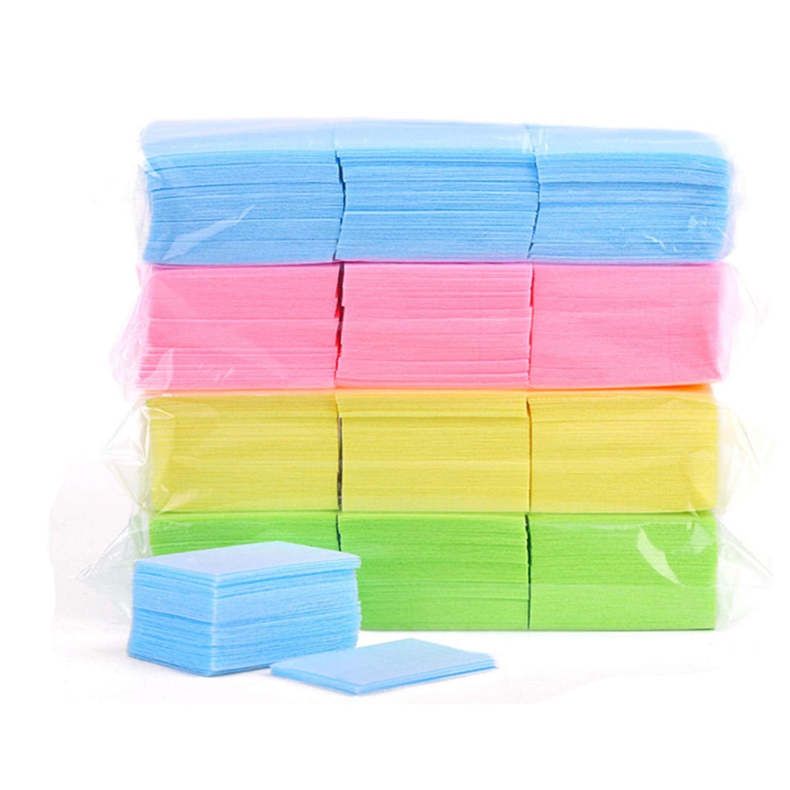 EORTA 1200 Pcs Disposable Nail Wipes Nail Polish Remover Lint Free Cotton Soft Pads for Acrylic Gel Nail, Nail Art, Finger/Toena