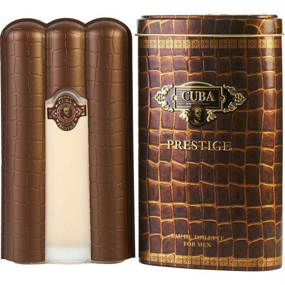Cuba Prestige Authentic Mint, Coffee With Lavender And Caramel Notes (30 Floz Eau De Toilette Spray)  Fragrance For Men